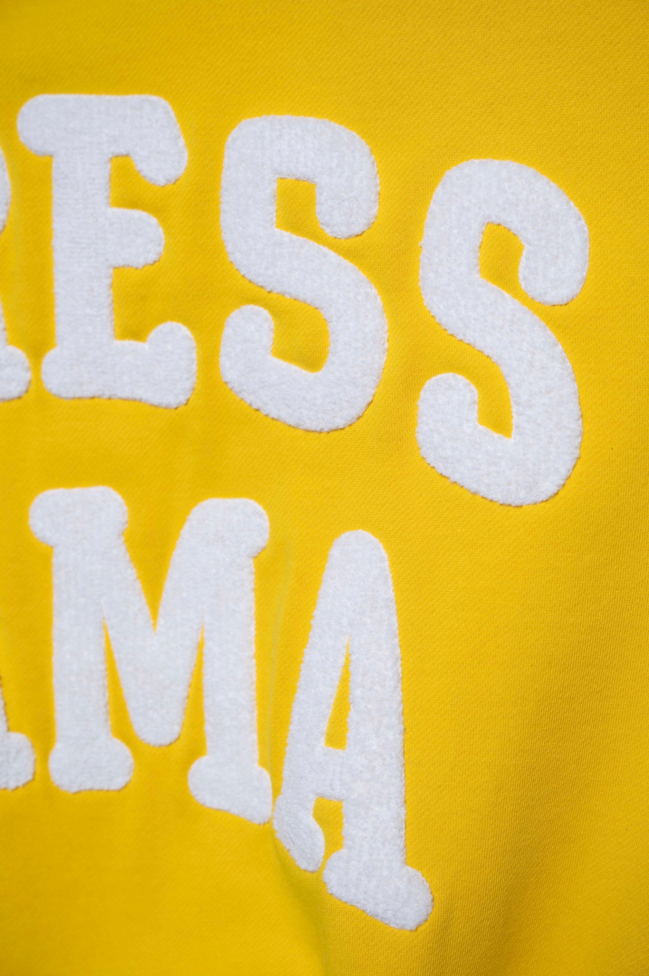 SSMA EMBROIDERY SWEATER - YELLOW