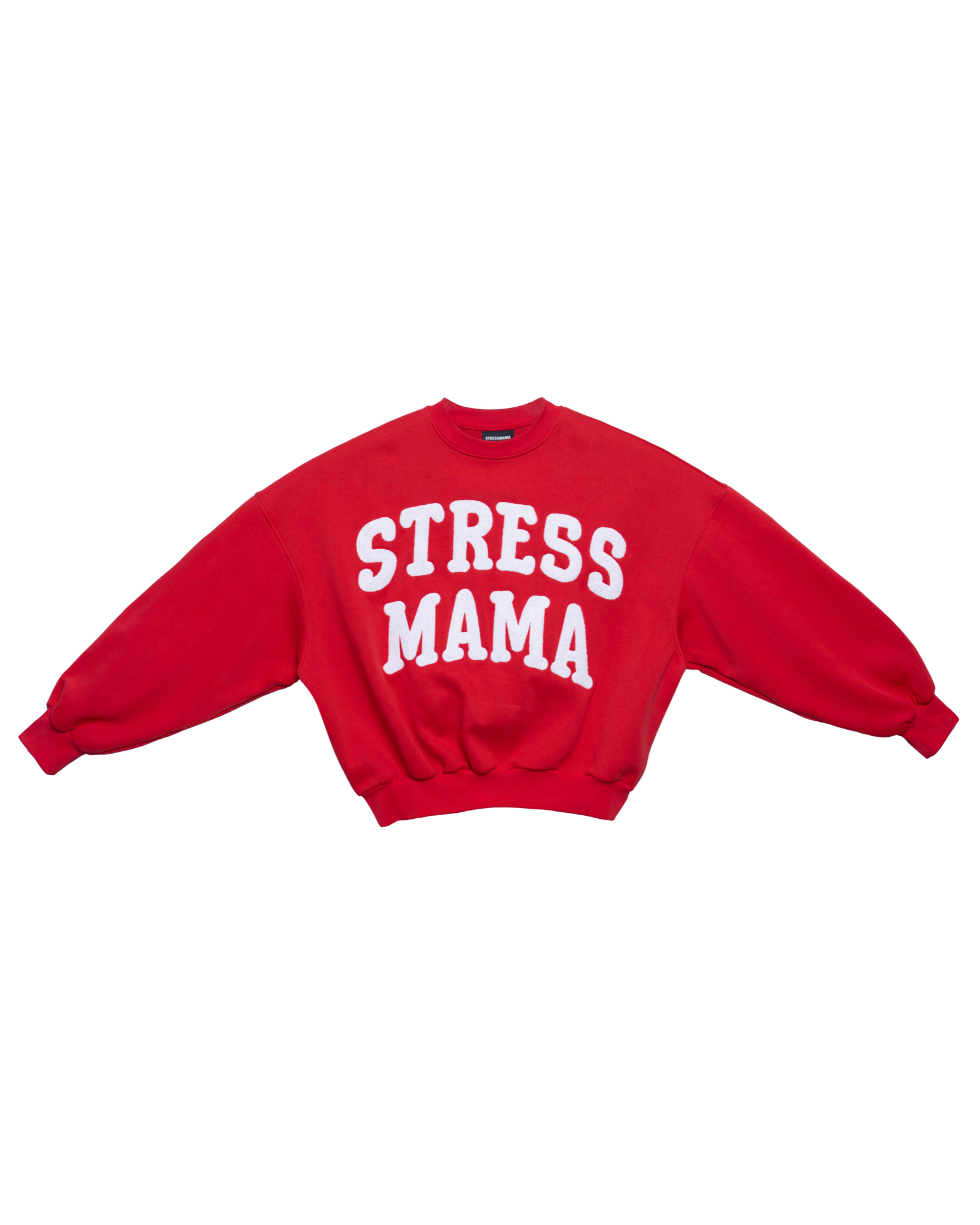 SSMA EMBROIDERY SWEATER - RED