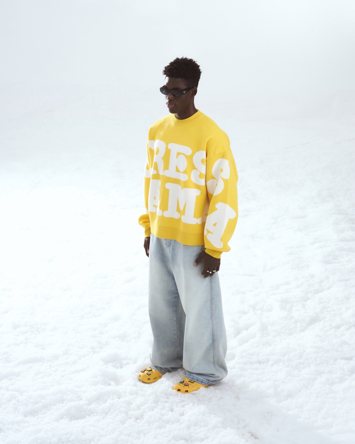 SSMA KNIT SWEATER - YELLOW