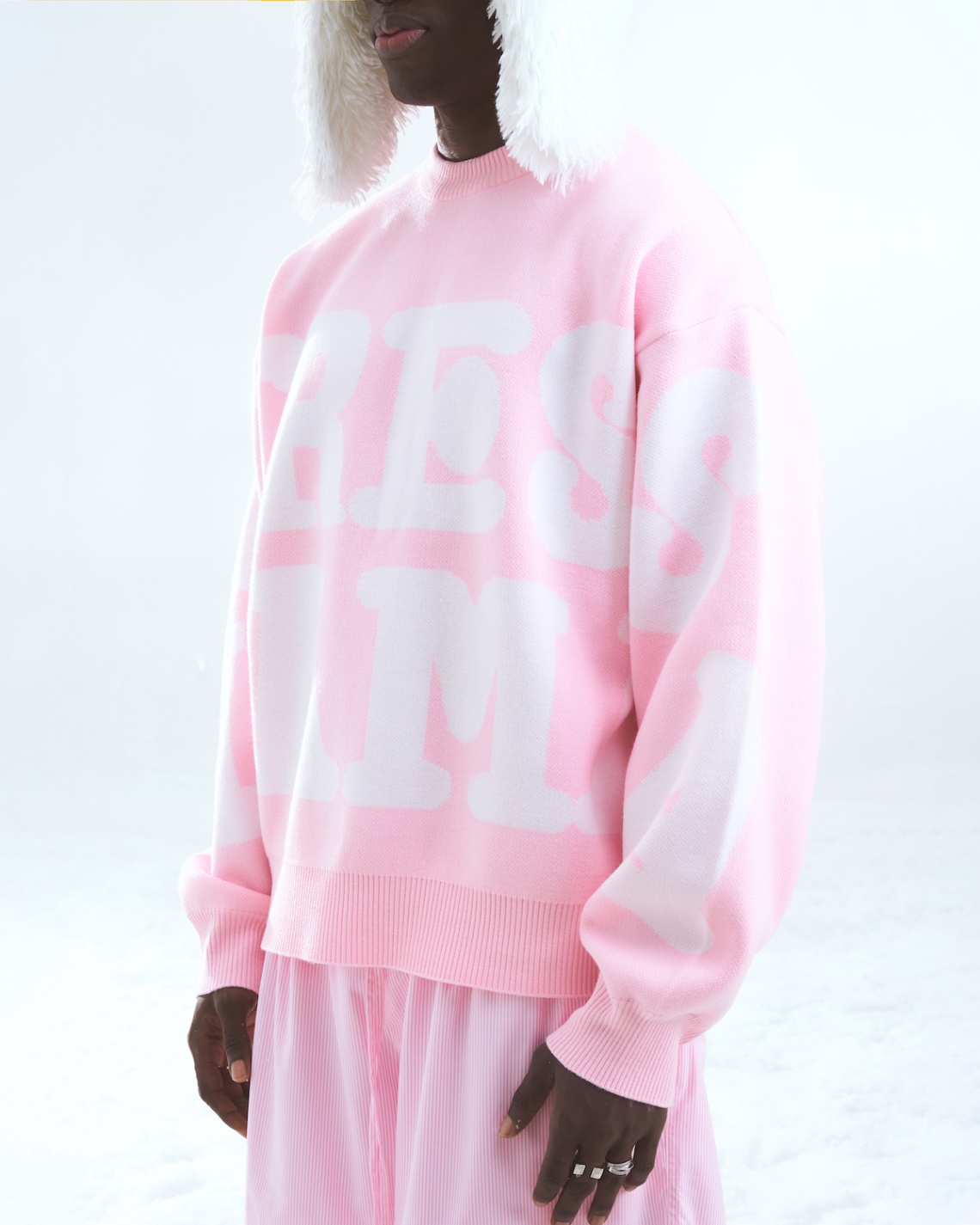 SSMA KNIT SWEATER - PINK