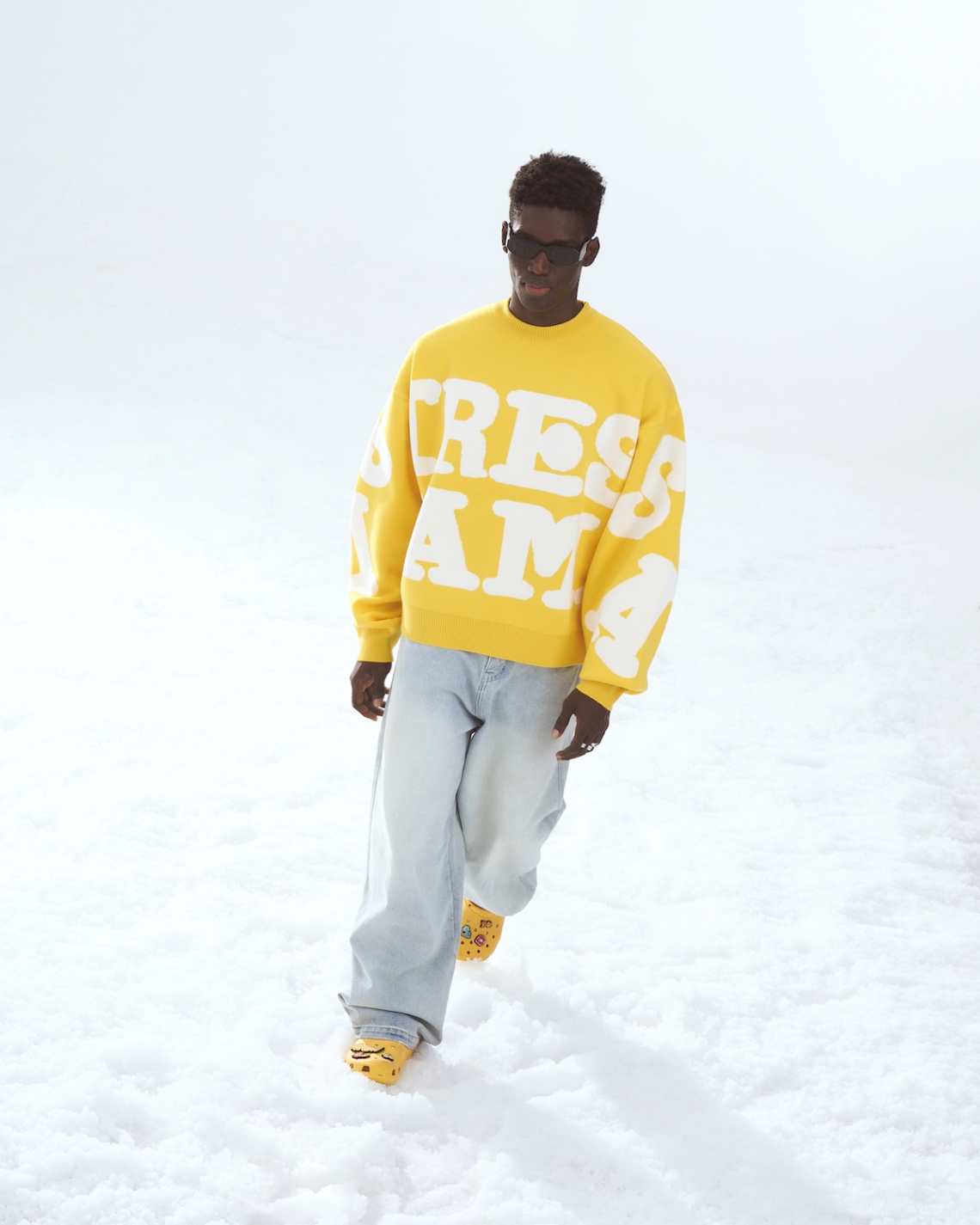 SSMA KNIT SWEATER - YELLOW