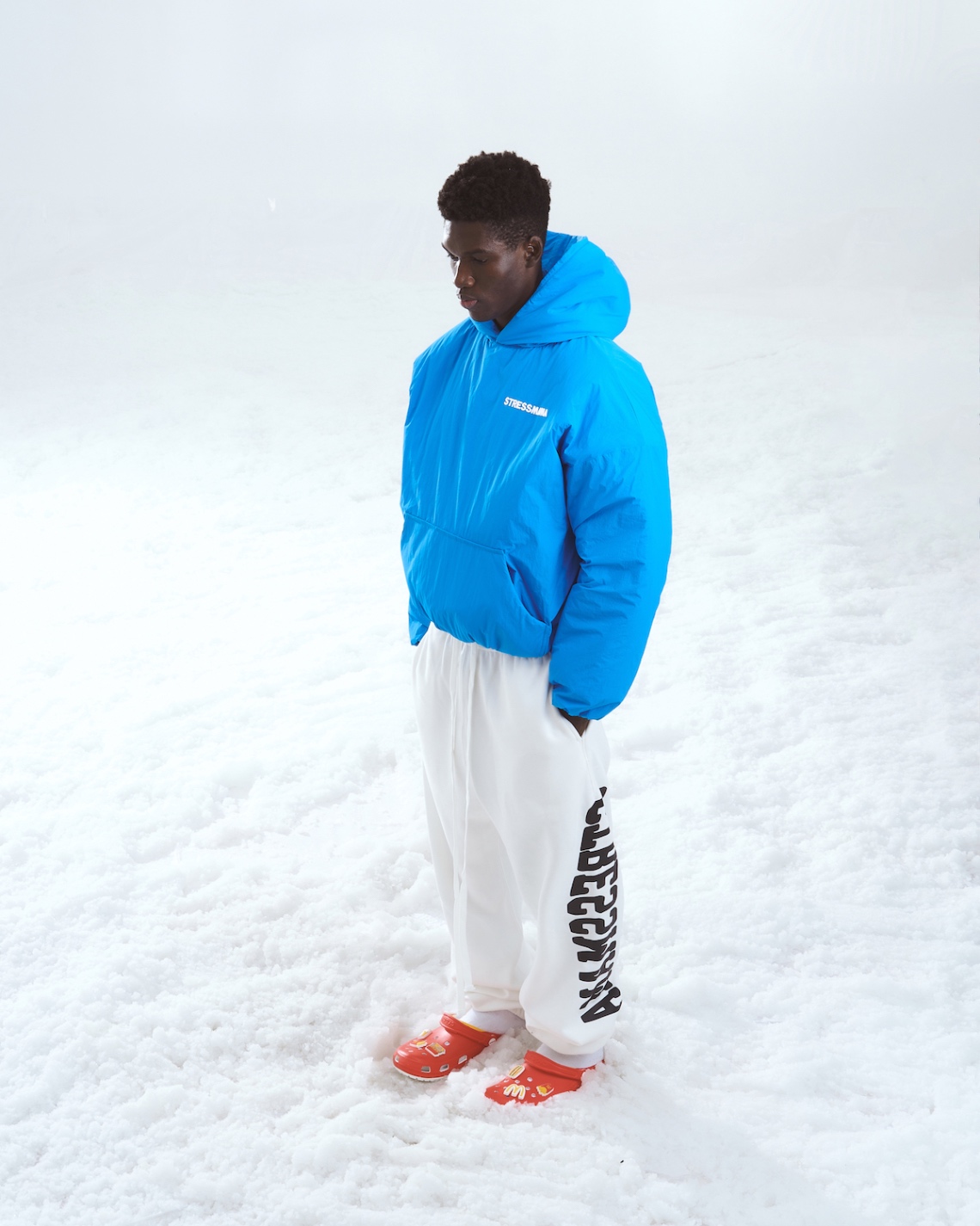 SSMA PUFFER HOODIE - BLUE