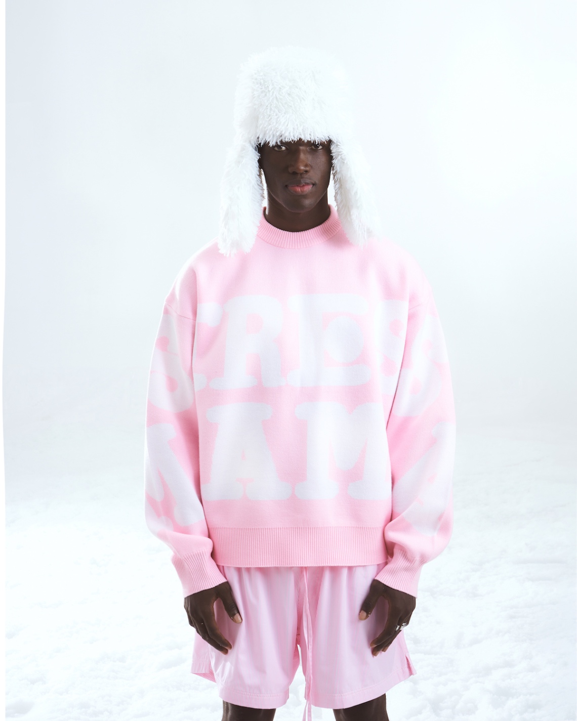 SSMA KNIT SWEATER - PINK