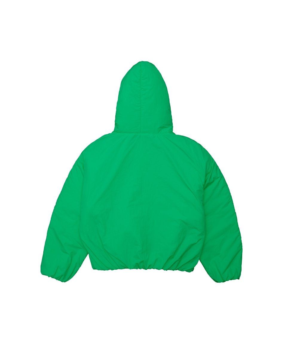 SSMA PUFFER HOODIE - GREEN