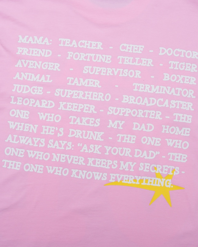 SSMA MAMA IS 01 T-SHIRT - PINK