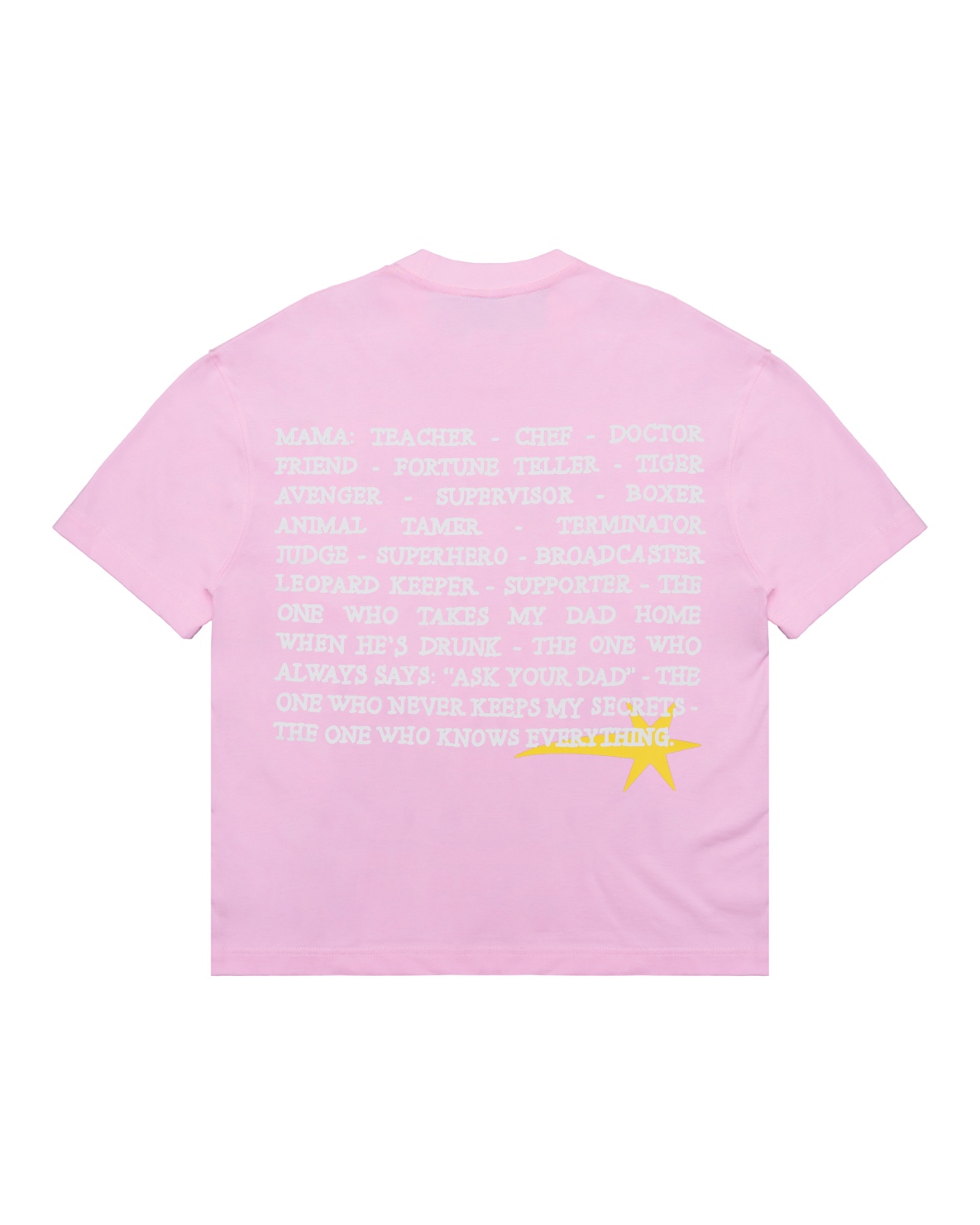 SSMA MAMA IS 01 T-SHIRT - PINK