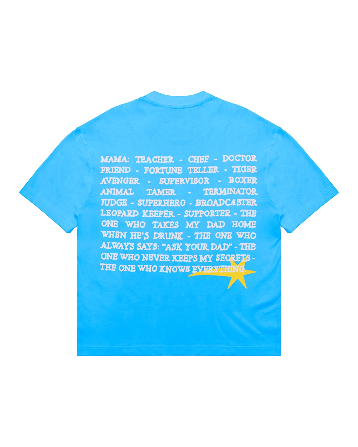 SSMA MAMA IS 01 T-SHIRT - BLUE