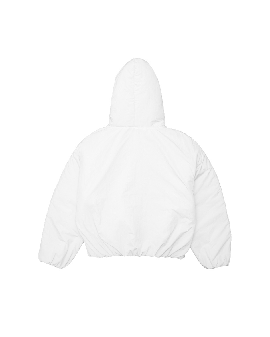 SSMA PUFFER HOODIE - WHITE