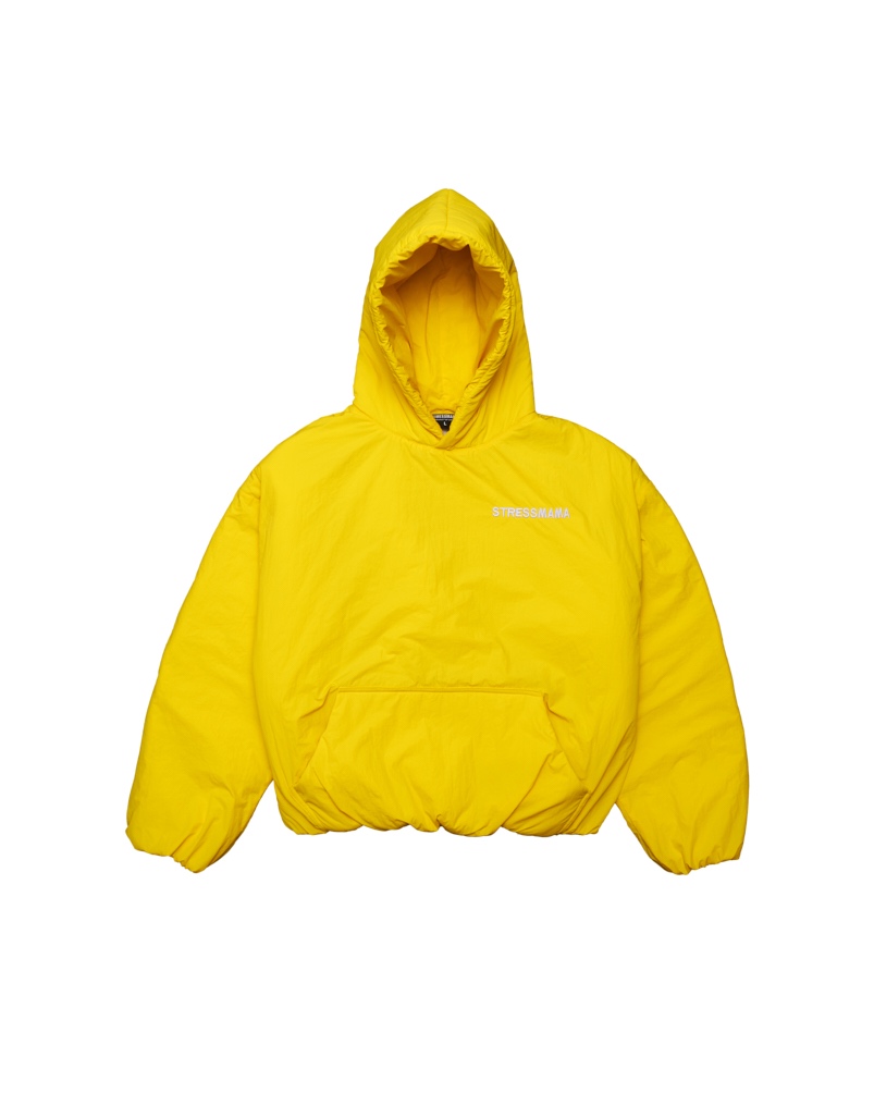 SSMA PUFFER HOODIE - YELLOW