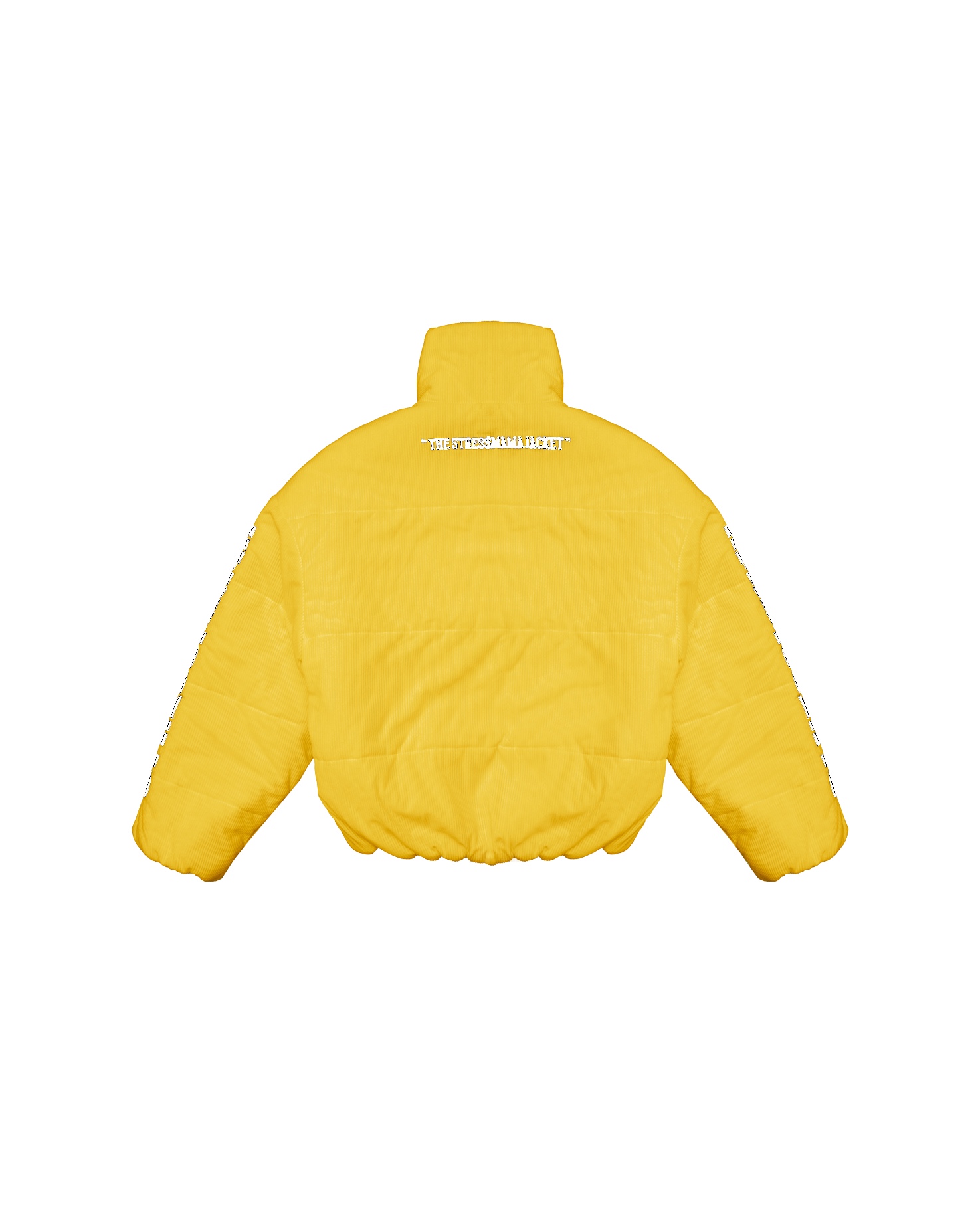 SSMA CORDUROY PUFFER JACKET - YELLOW