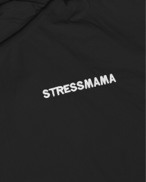 SSMA PUFFER HOODIE - BLACK