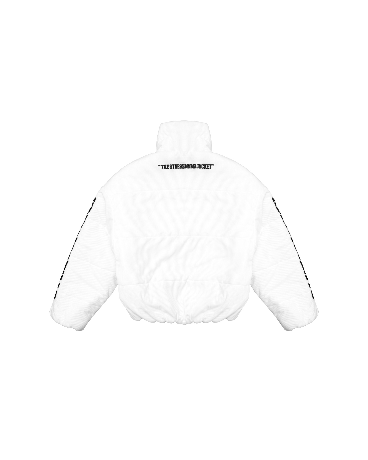 SSMA CORDUROY PUFFER JACKET - WHITE