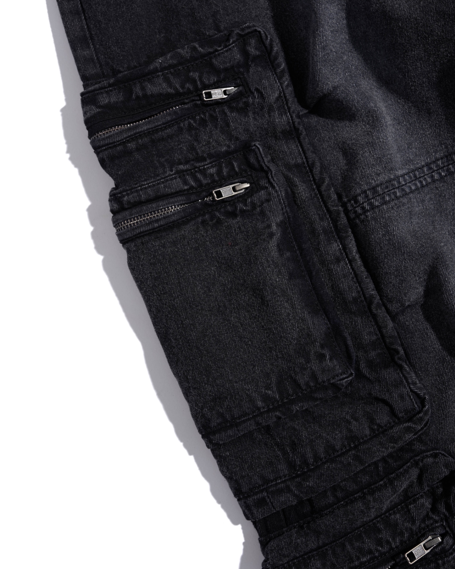 SS24 CARGO JEANS - WASHED BLACK