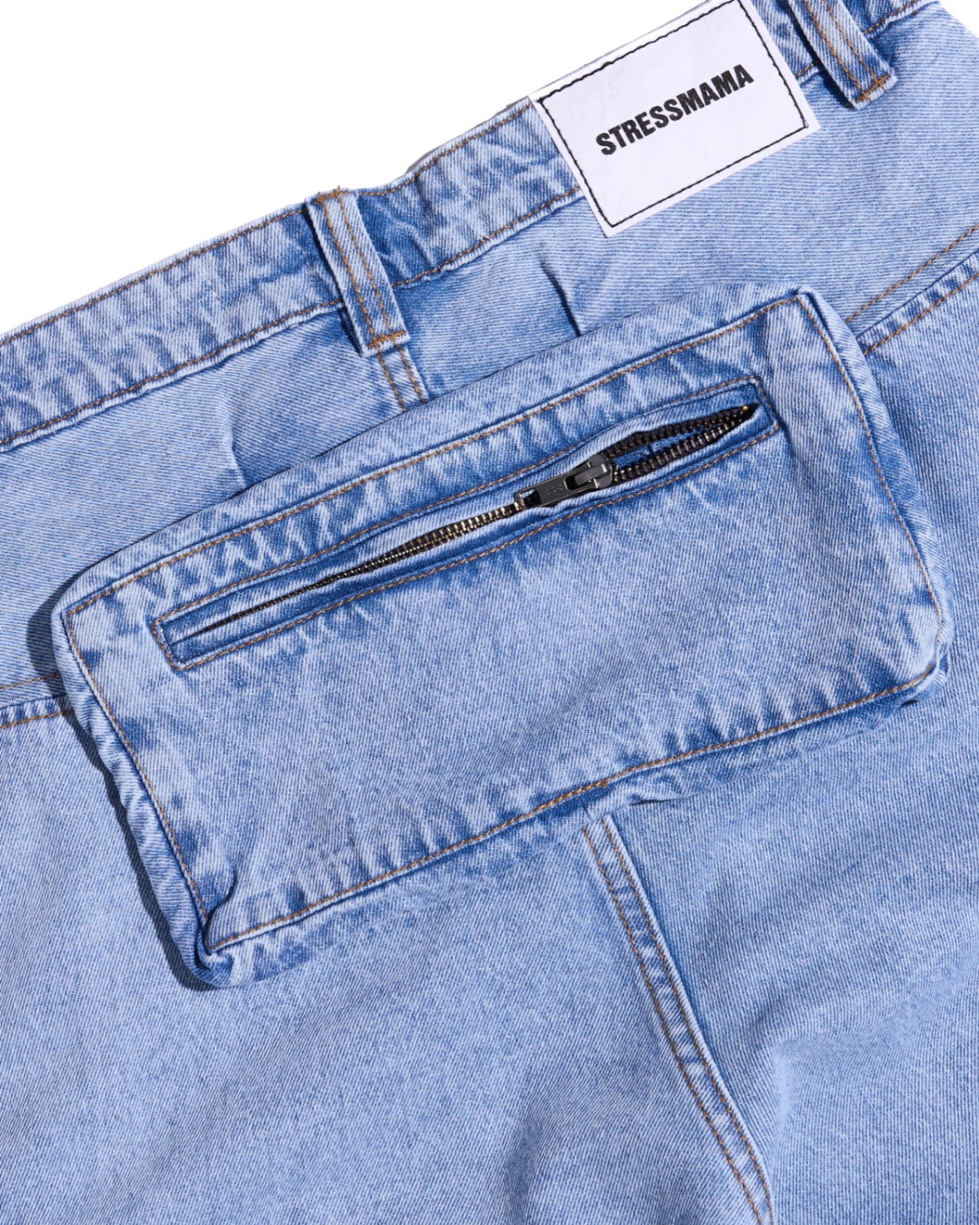 SS24 CARGO JEANS - WASHED BLUE