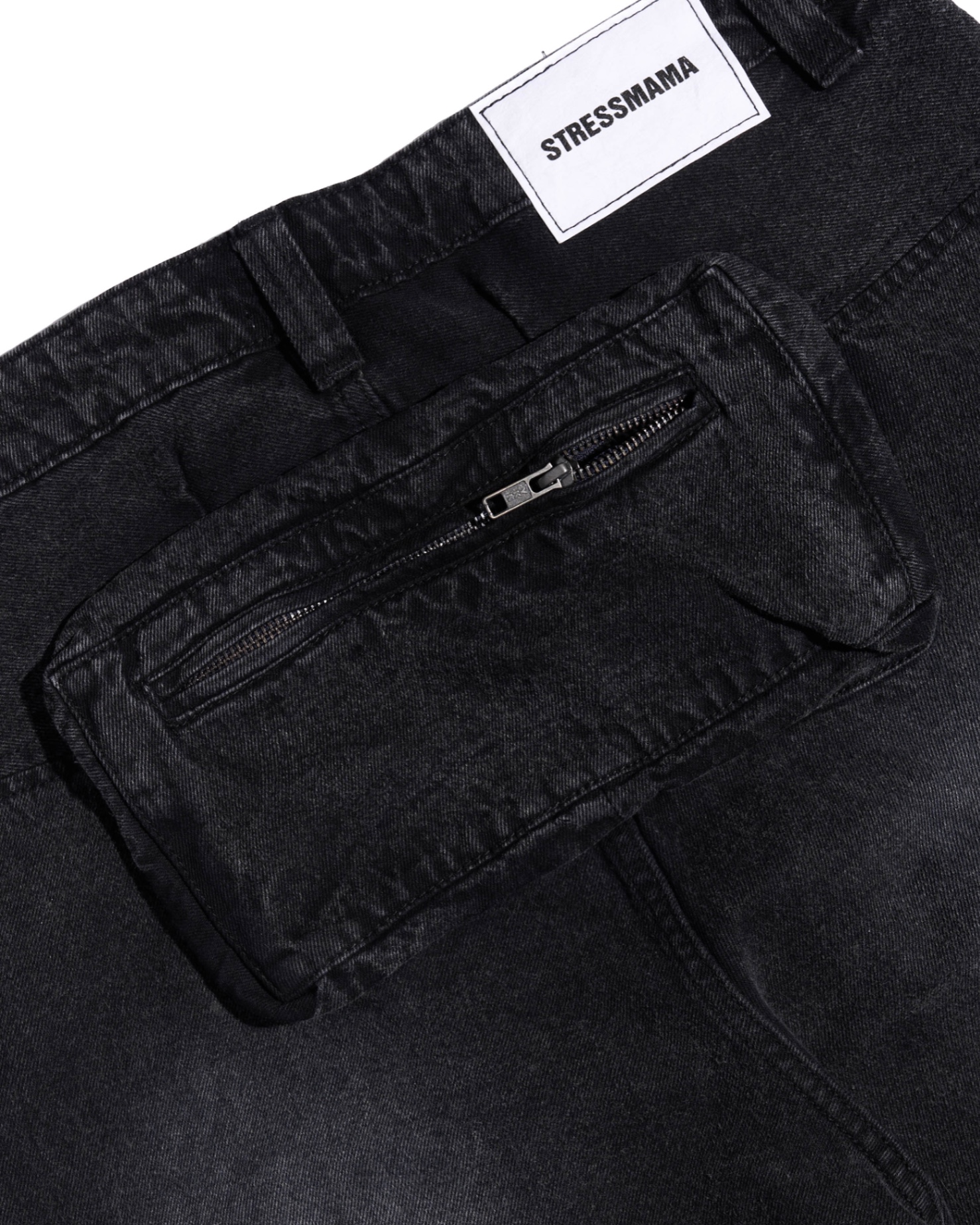 SS24 CARGO JEANS - WASHED BLACK