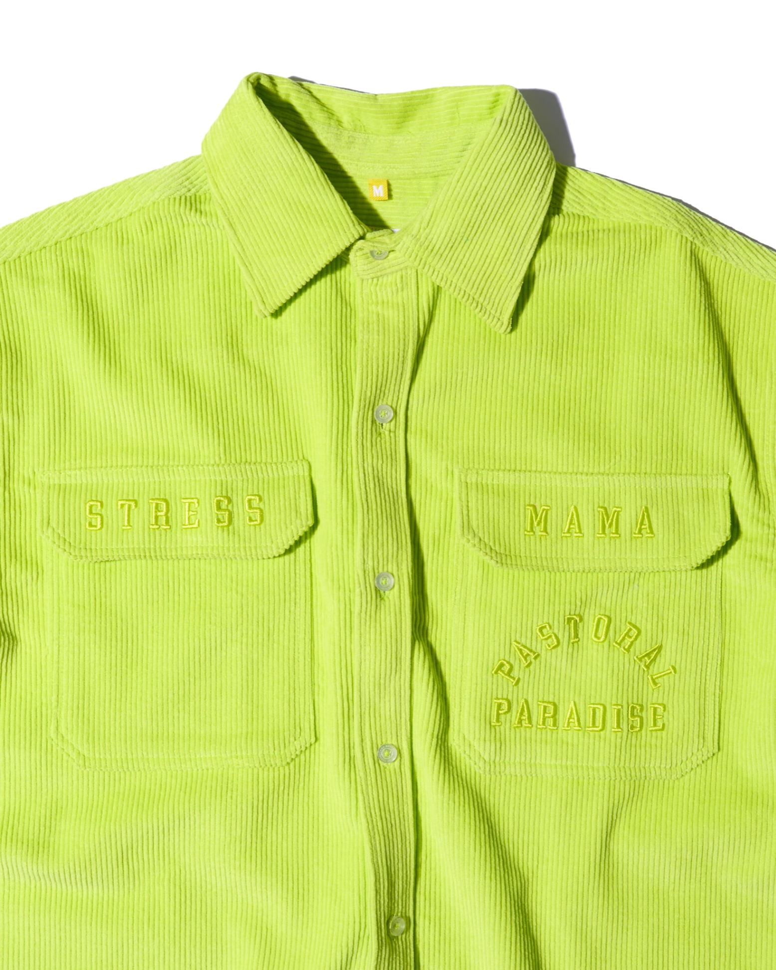 SS24 CORDUROY SHIRT - GREEN