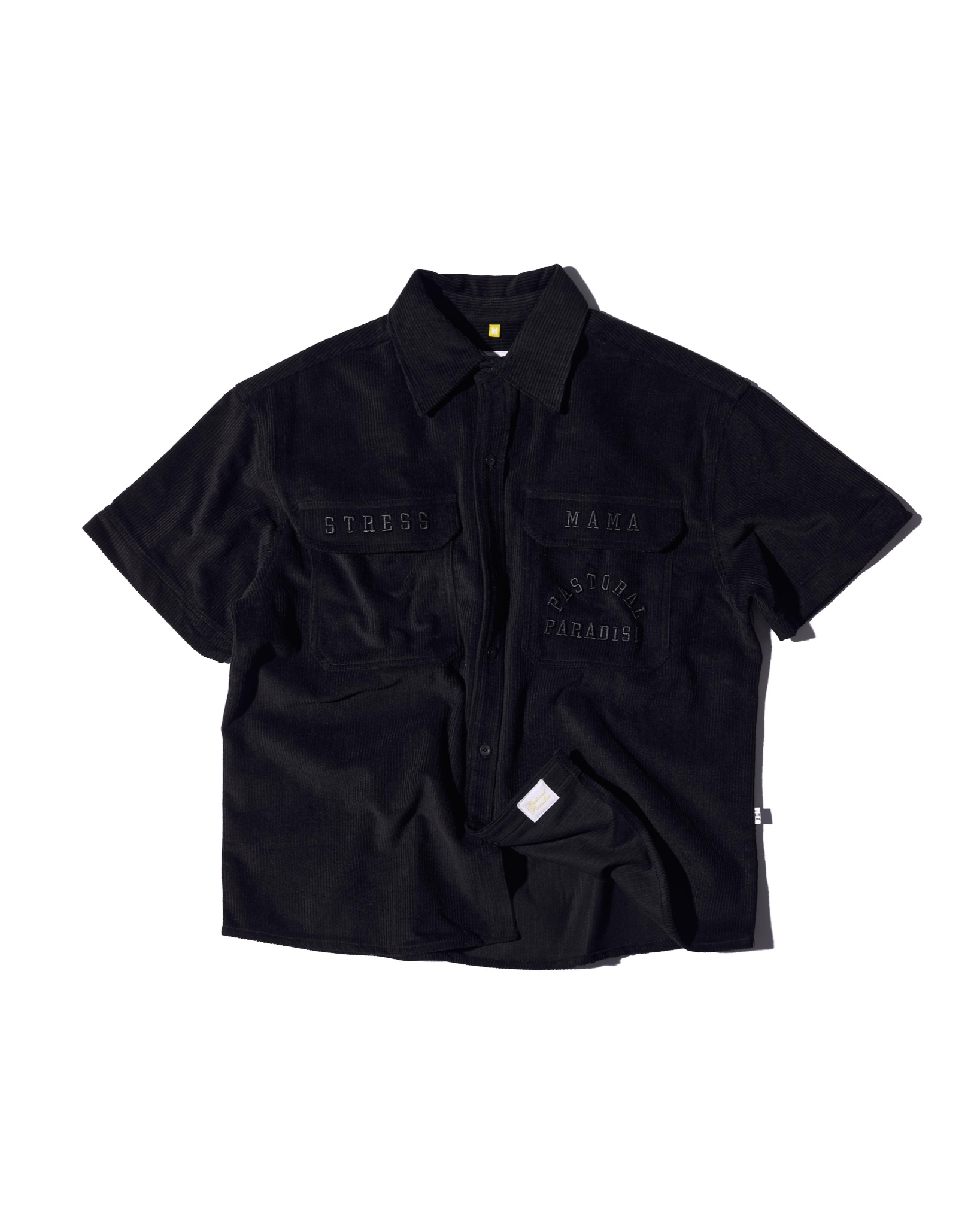 SS24 CORDUROY SHIRT - BLACK