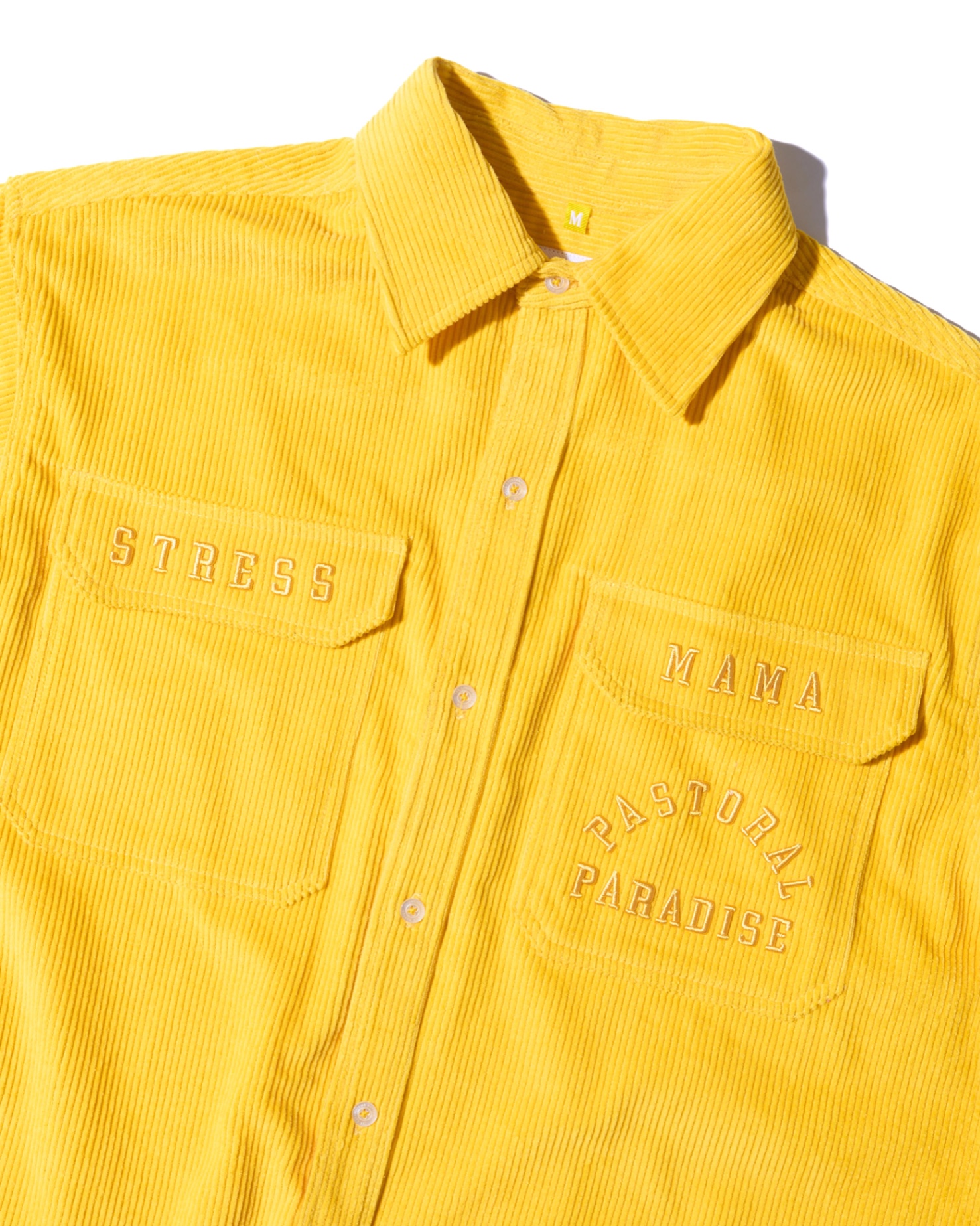 SS24 CORDUROY SHIRT - YELLOW