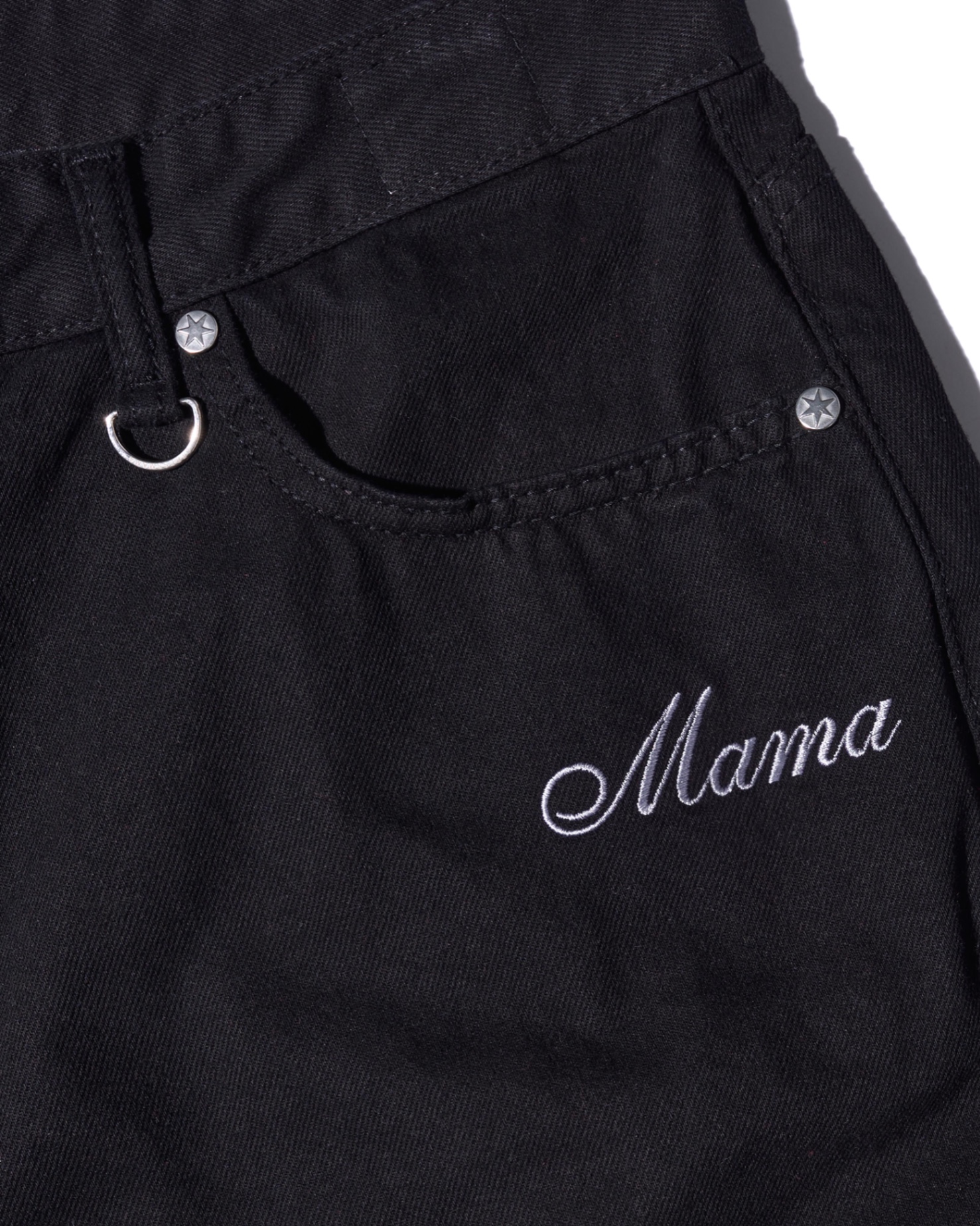 SS24 DENIM SHORTS - BLACK