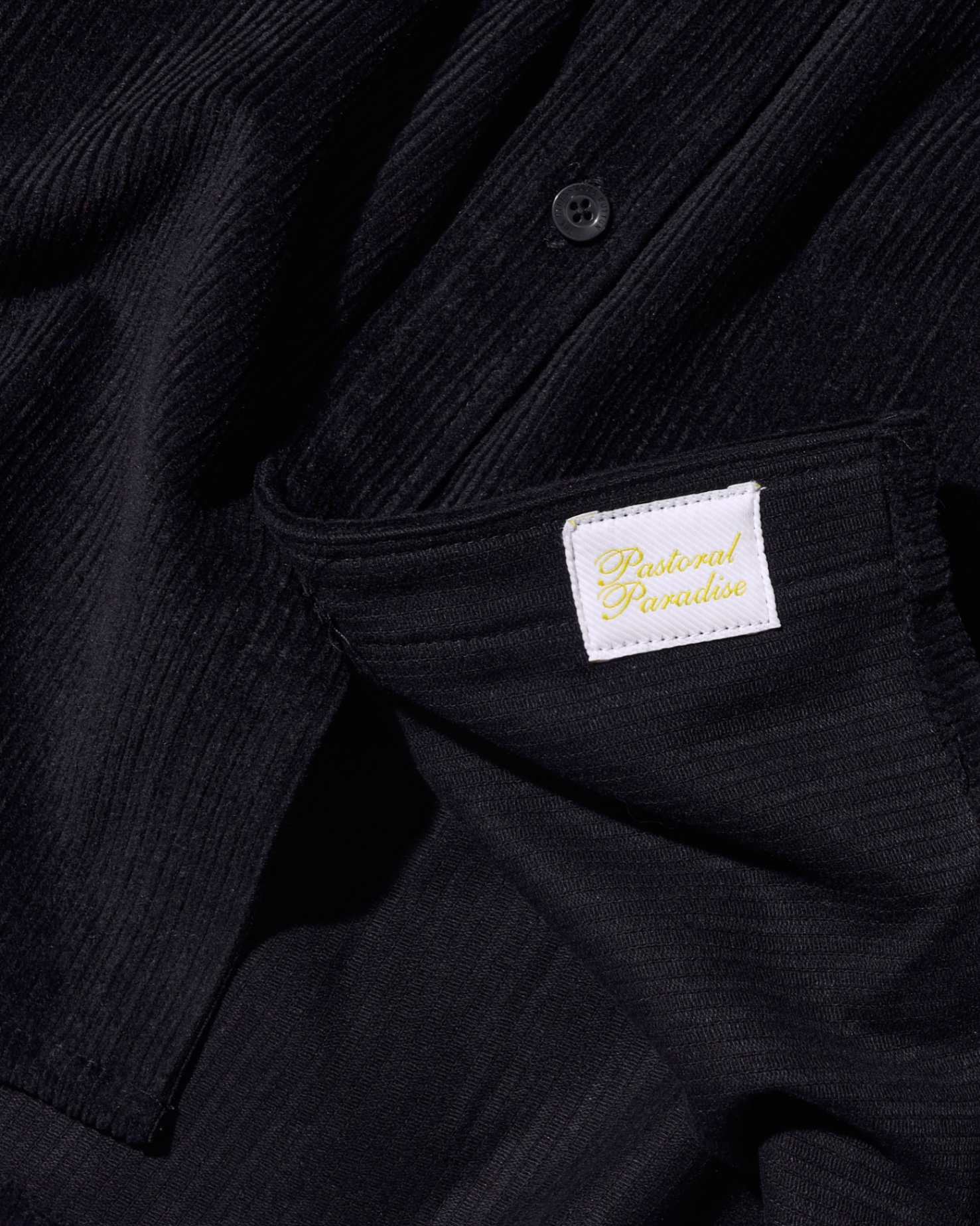 SS24 CORDUROY SHIRT - BLACK