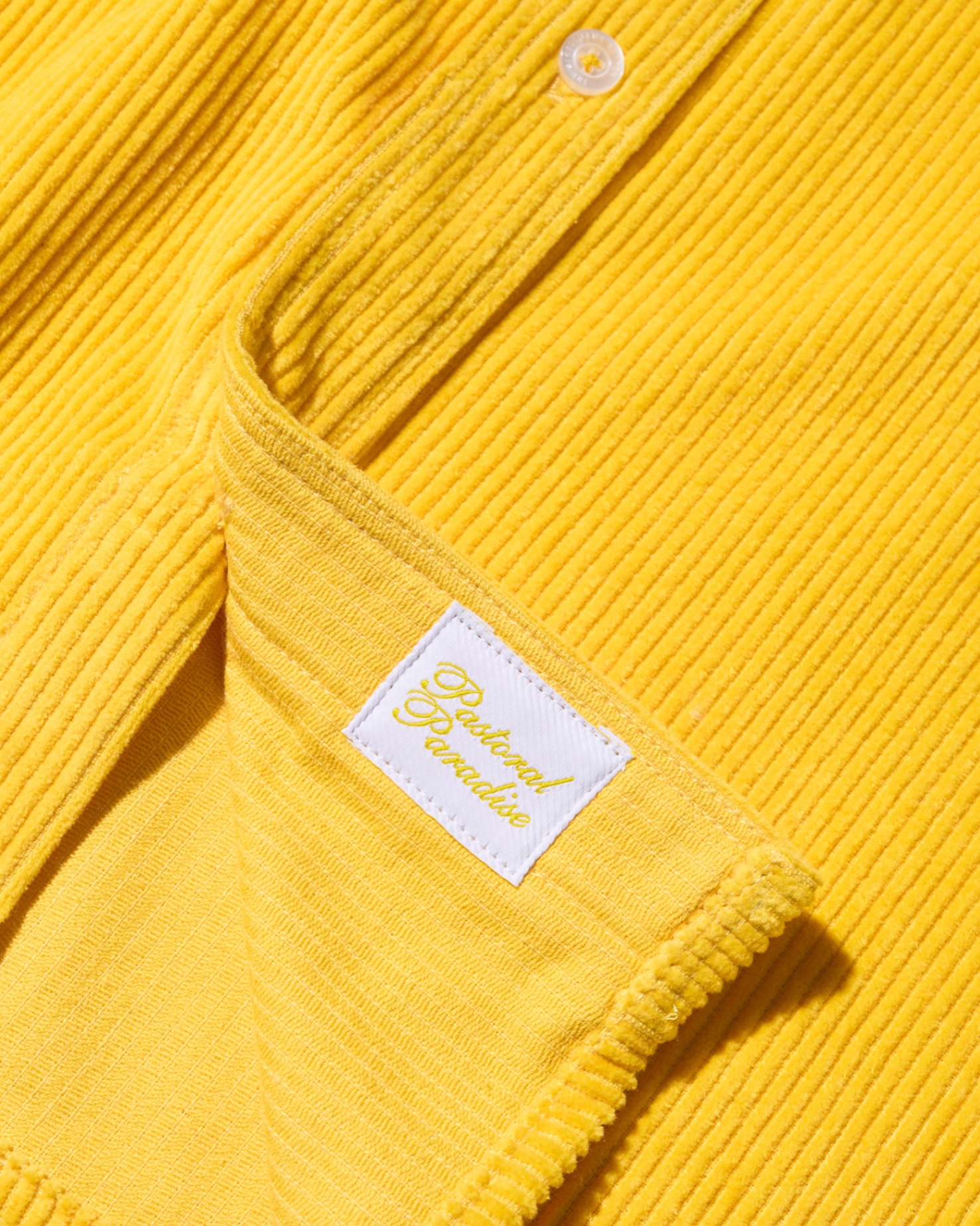 SS24 CORDUROY SHIRT - YELLOW