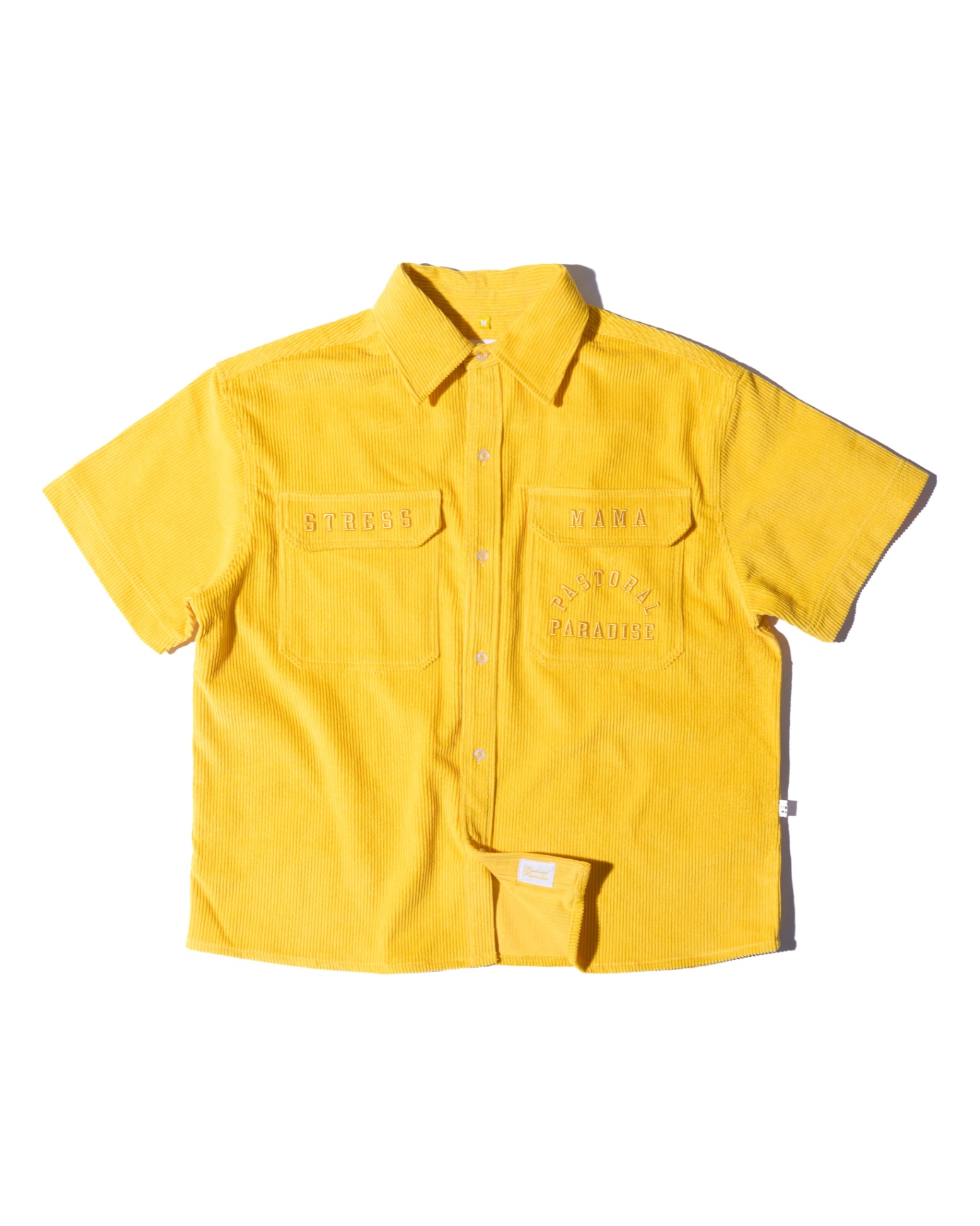 SS24 CORDUROY SHIRT - YELLOW