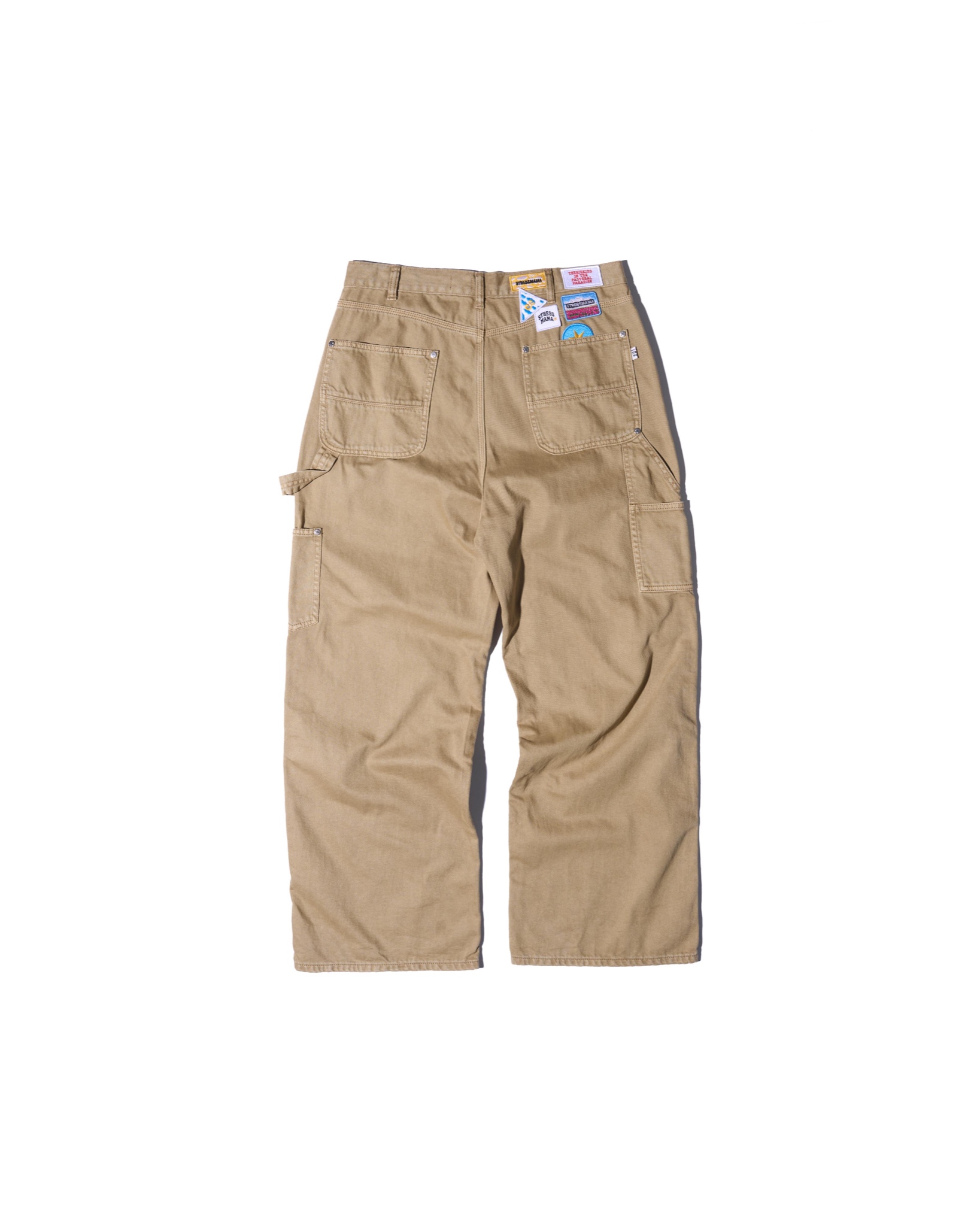 SS24 PATCH PANTS - BROWN