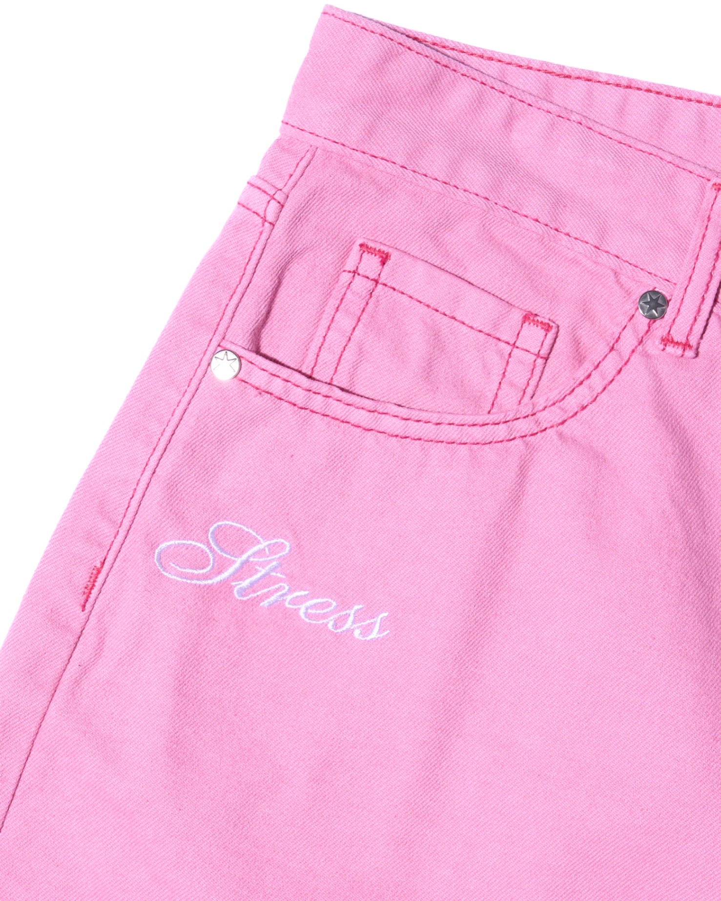 SS24 DENIM SHORTS - PINK