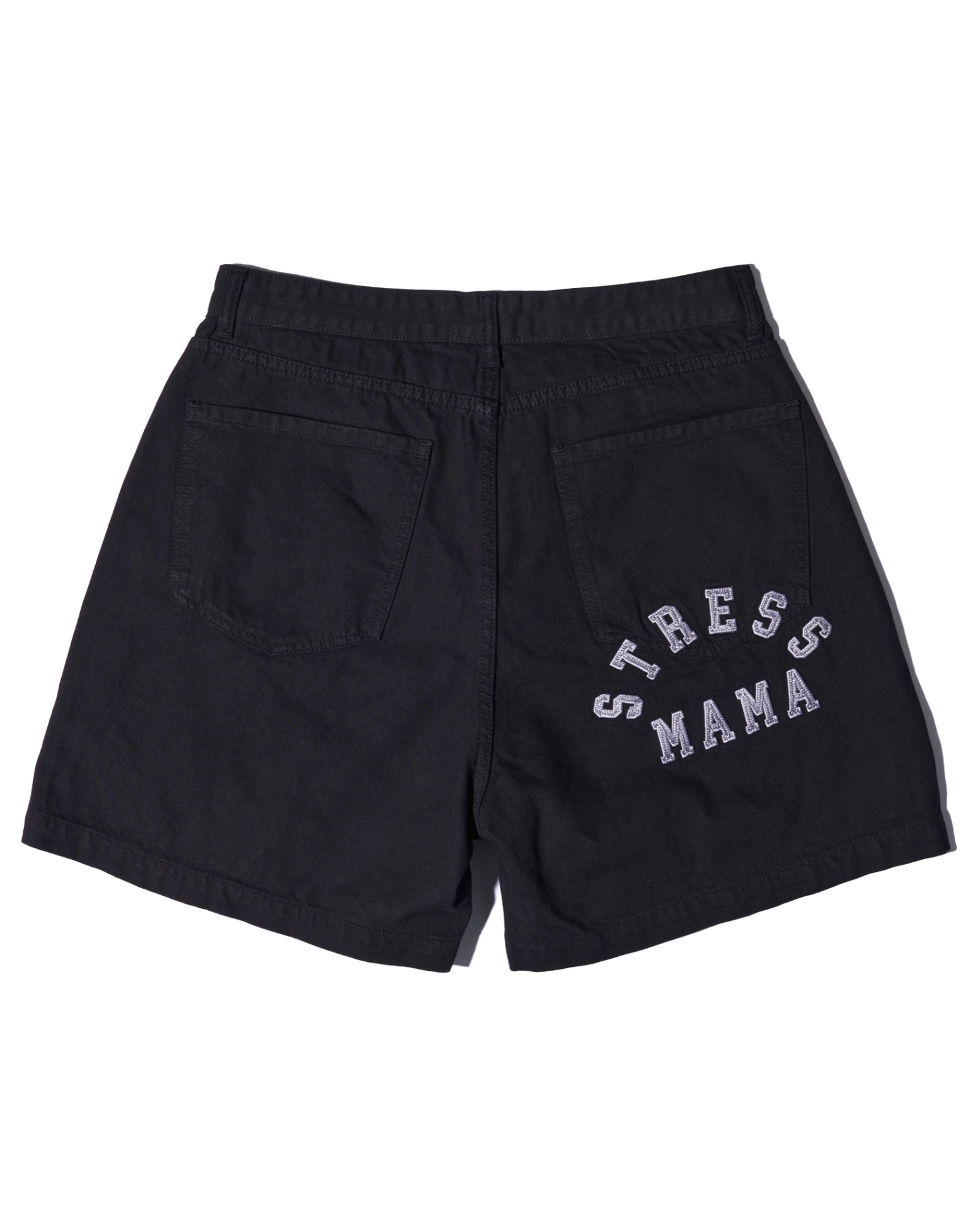 SS24 DENIM SHORTS - BLACK