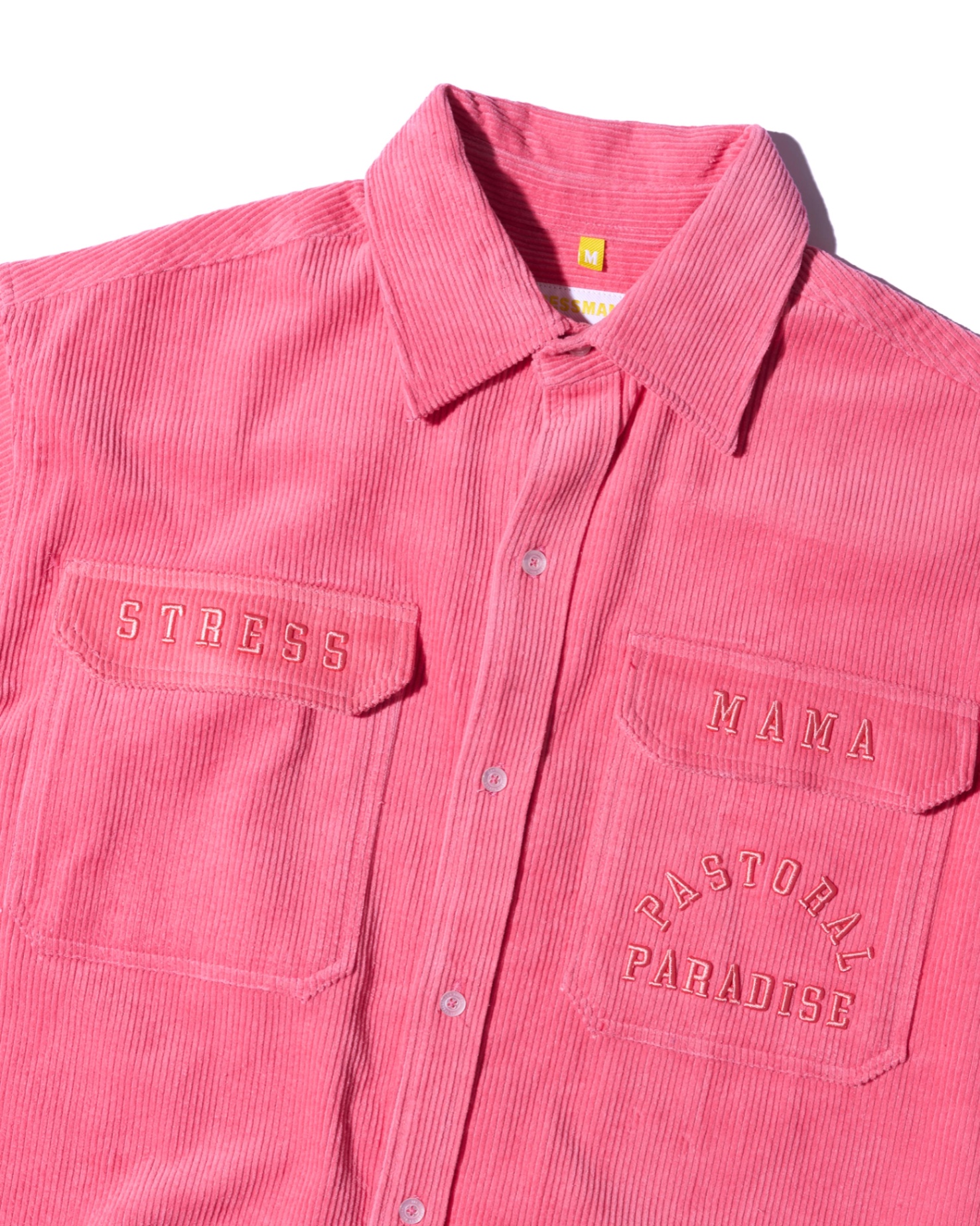 SS24 CORDUROY SHIRT - PINK