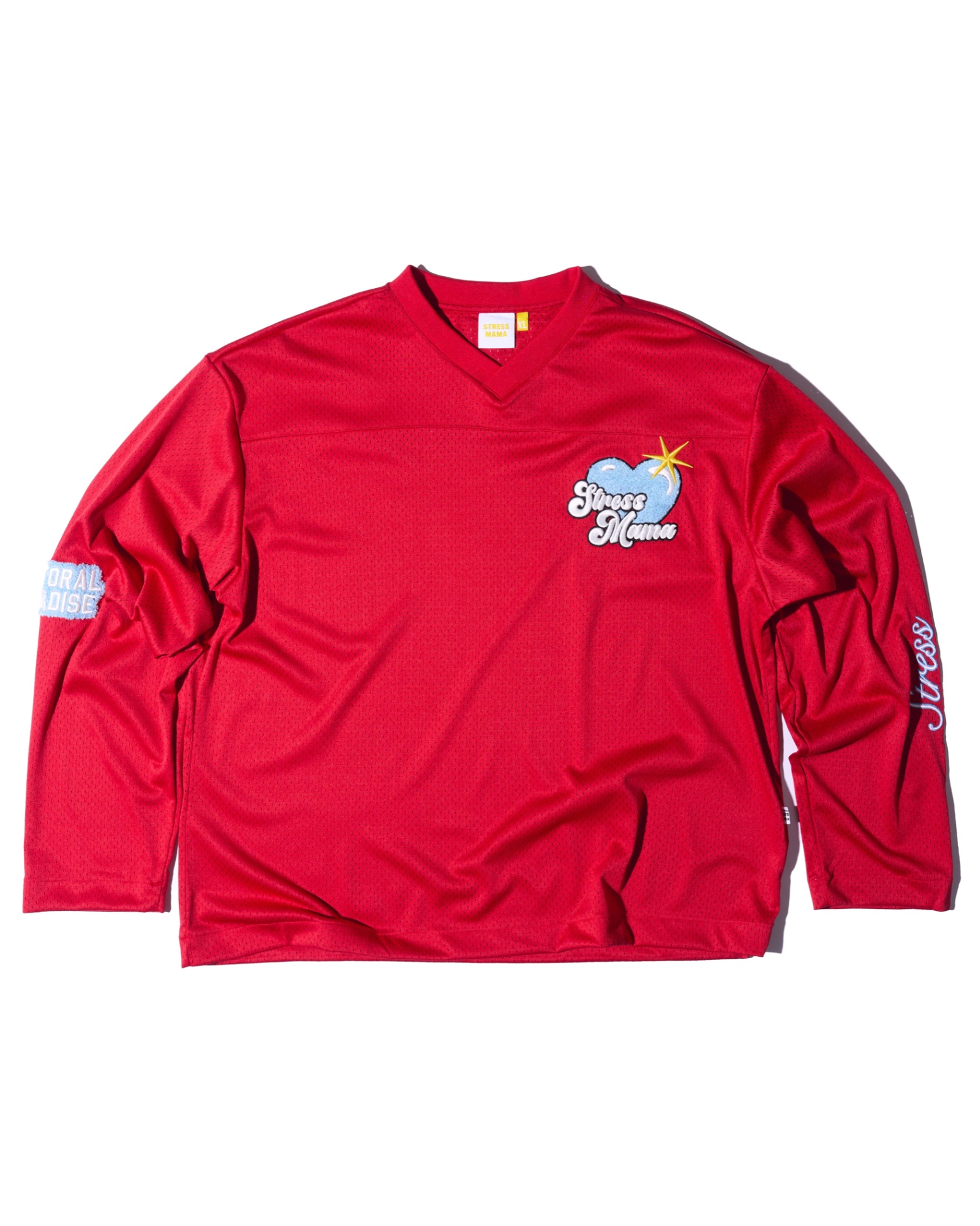 SS24 MESH LONGSLEEVE - RED