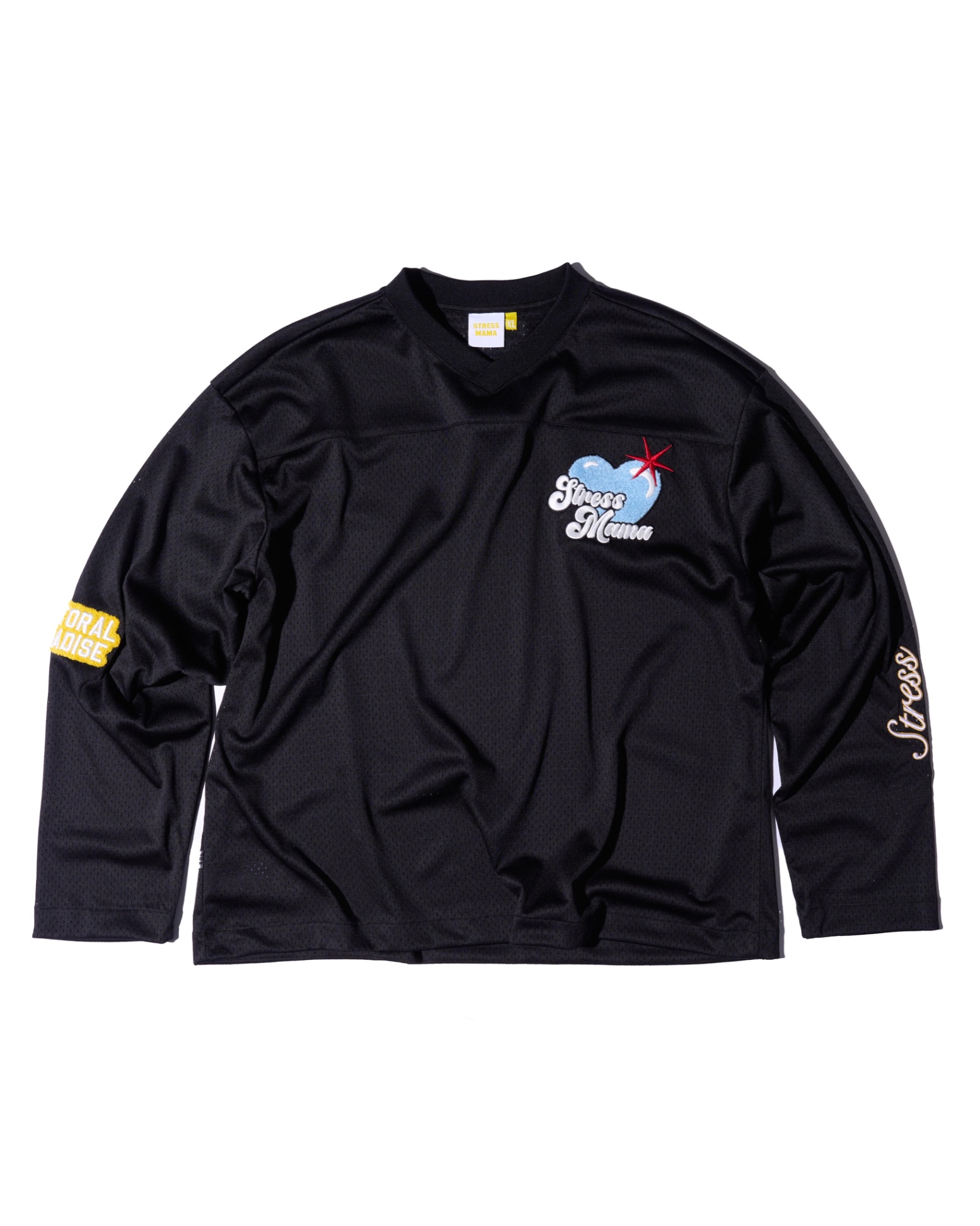 SS24 MESH LONGSLEEVE - BLACK