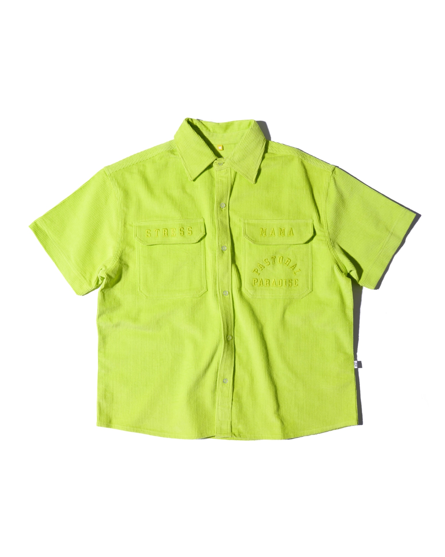 SS24 CORDUROY SHIRT - GREEN