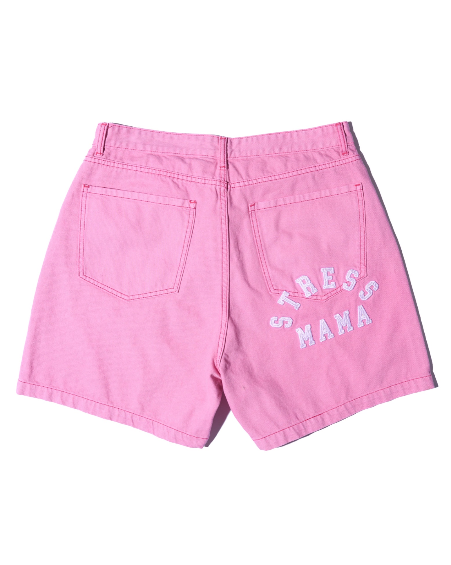 SS24 DENIM SHORTS - PINK