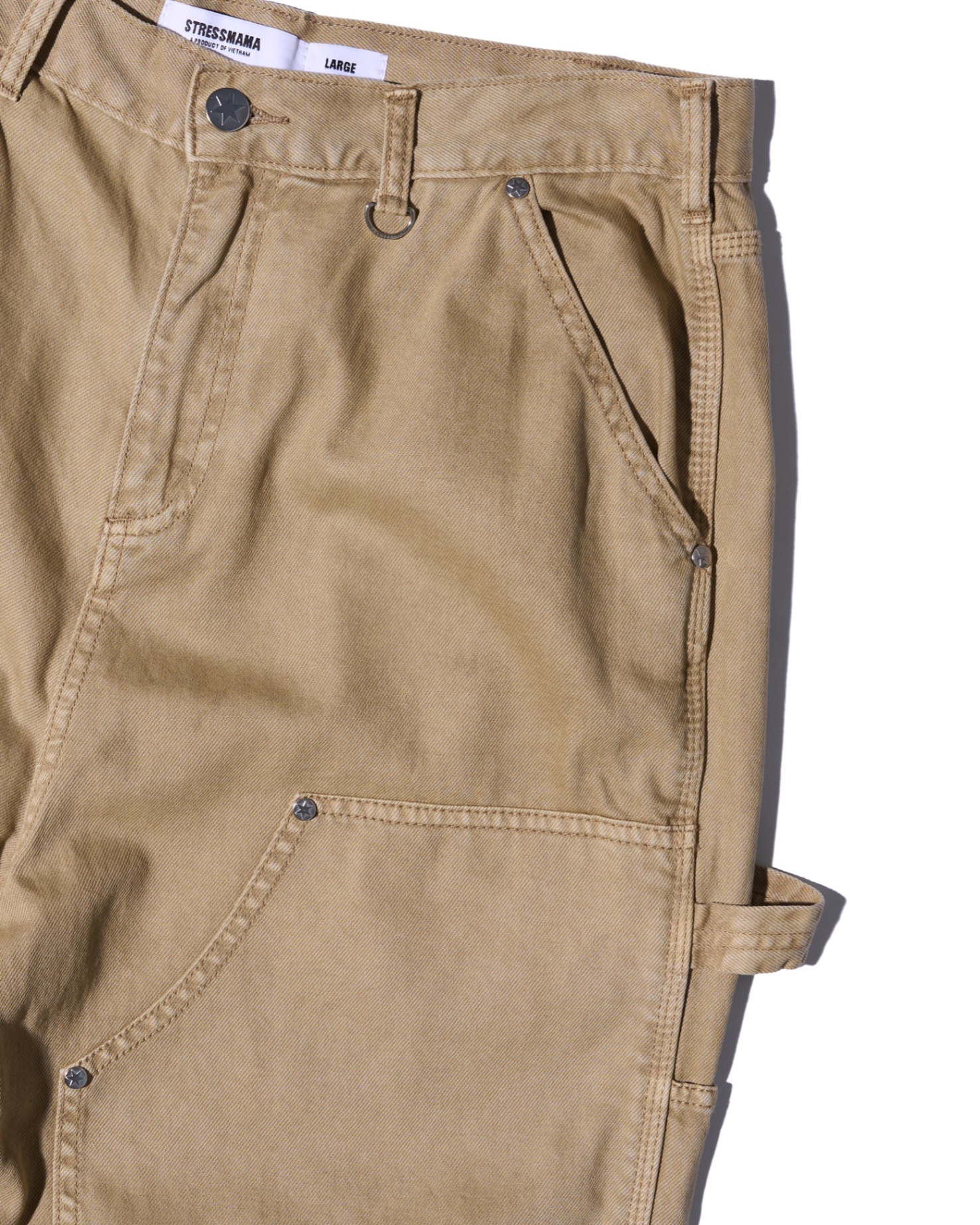 SS24 PATCH PANTS - BROWN