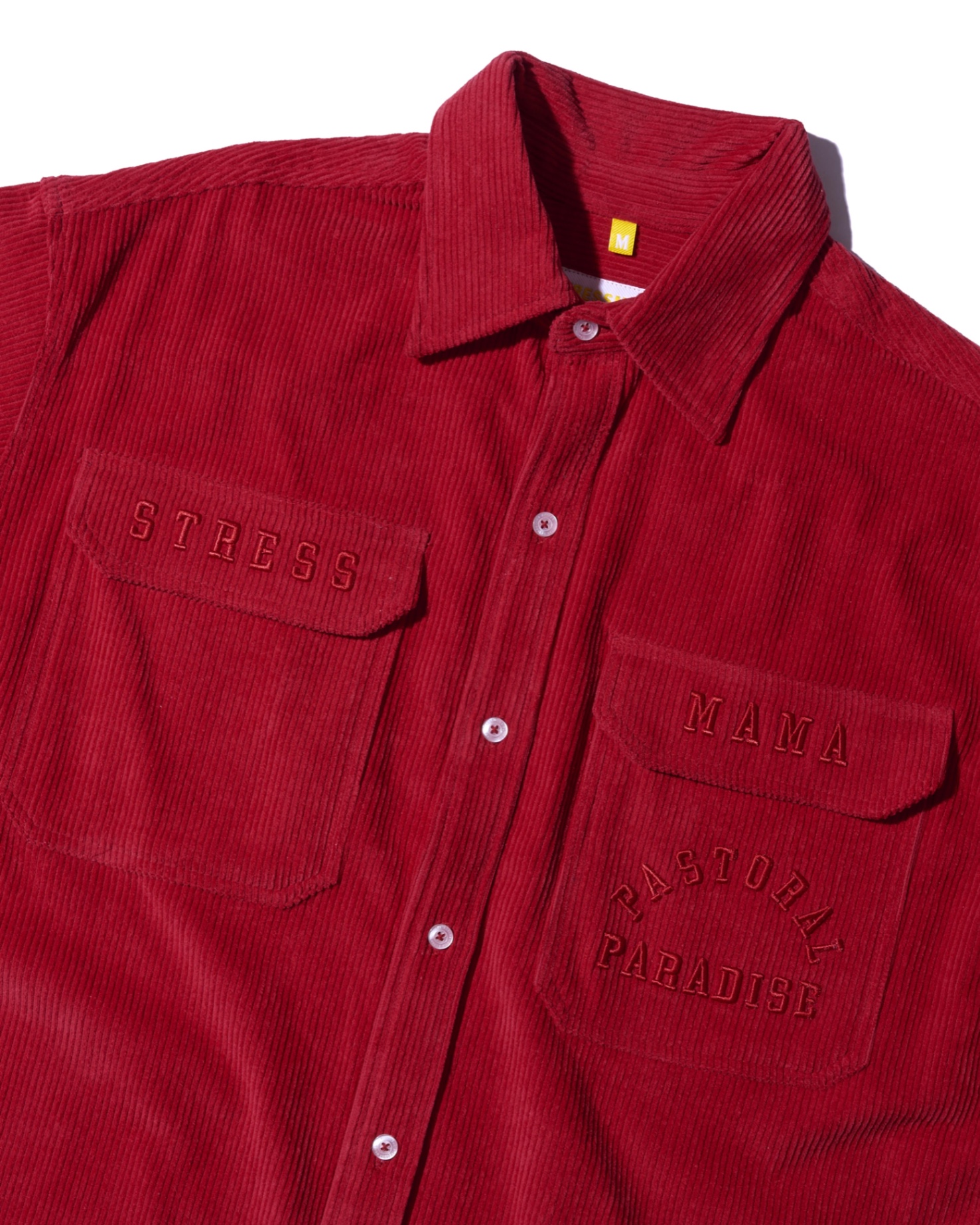 SS24 CORDUROY SHIRT - RED