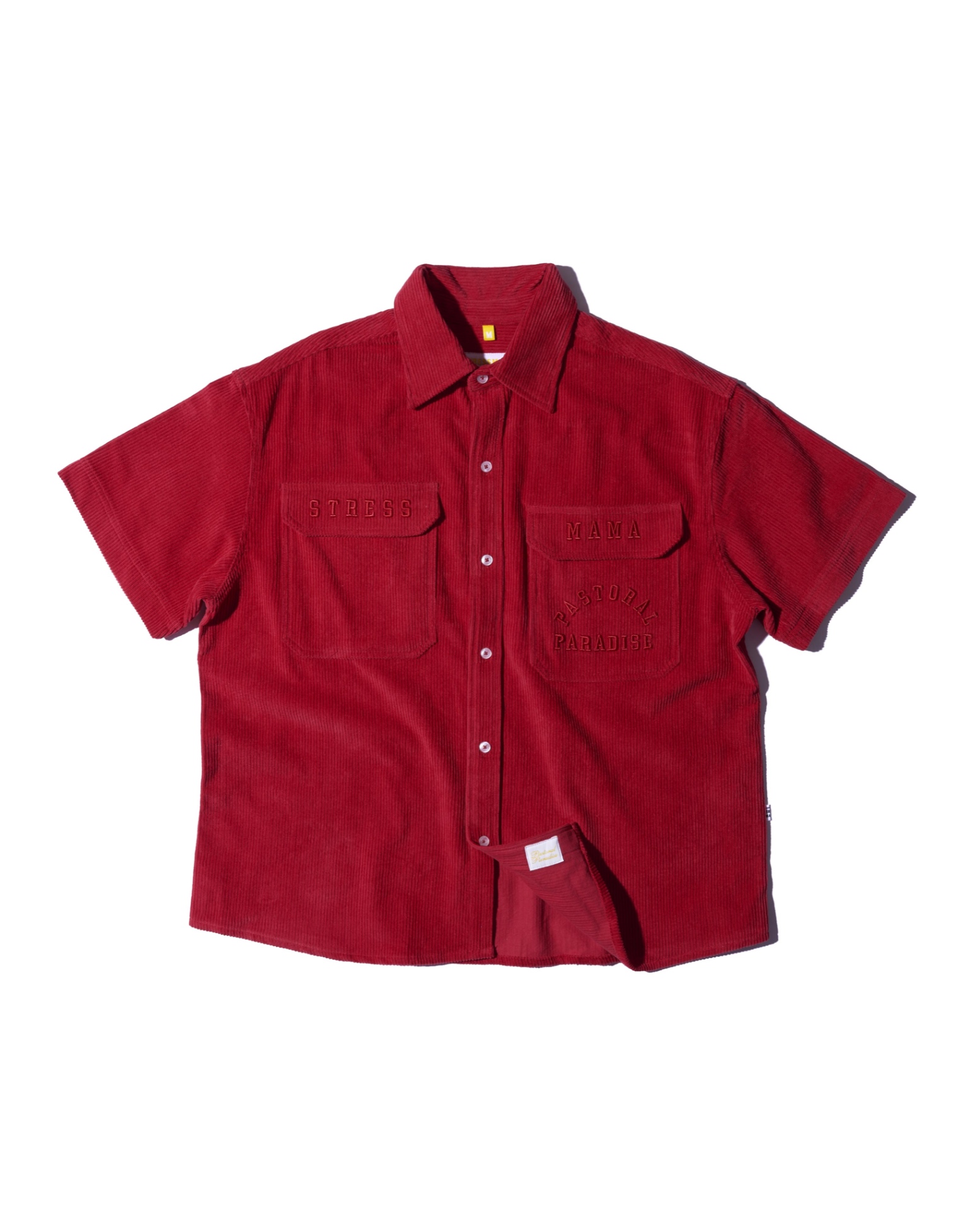 SS24 CORDUROY SHIRT - RED