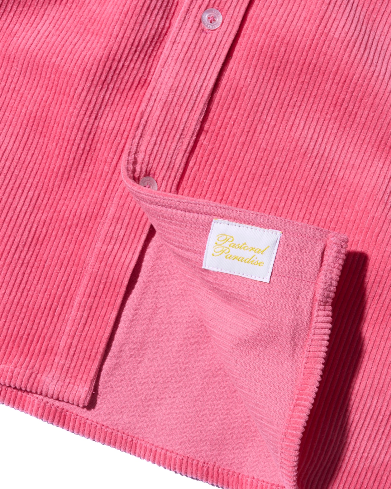 SS24 CORDUROY SHIRT - PINK