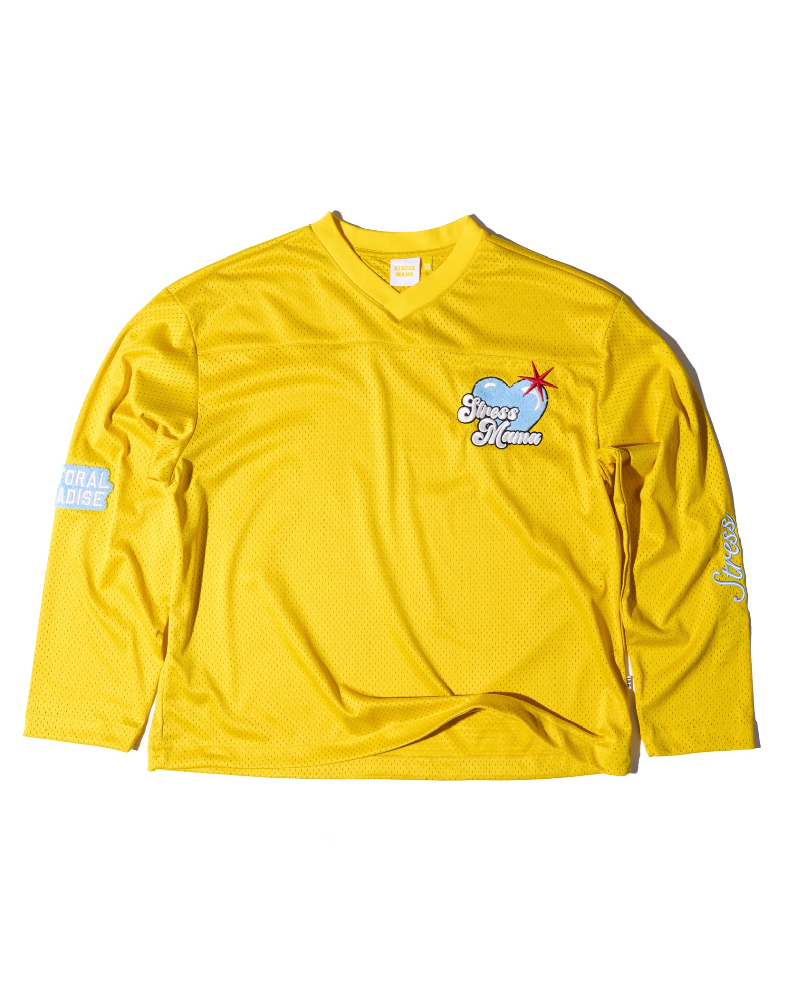 SS24 MESH LONGSLEEVE - YELLOW