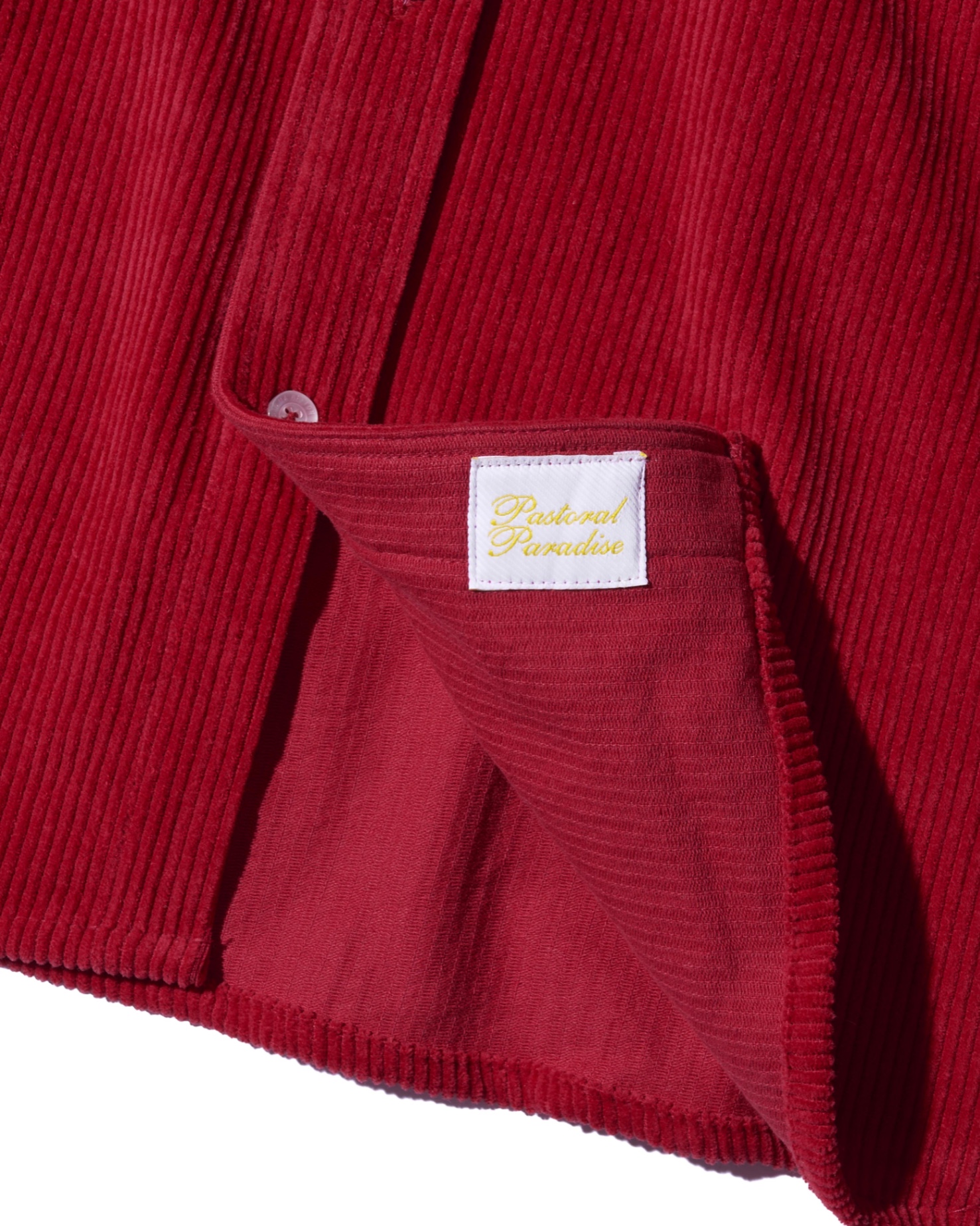 SS24 CORDUROY SHIRT - RED