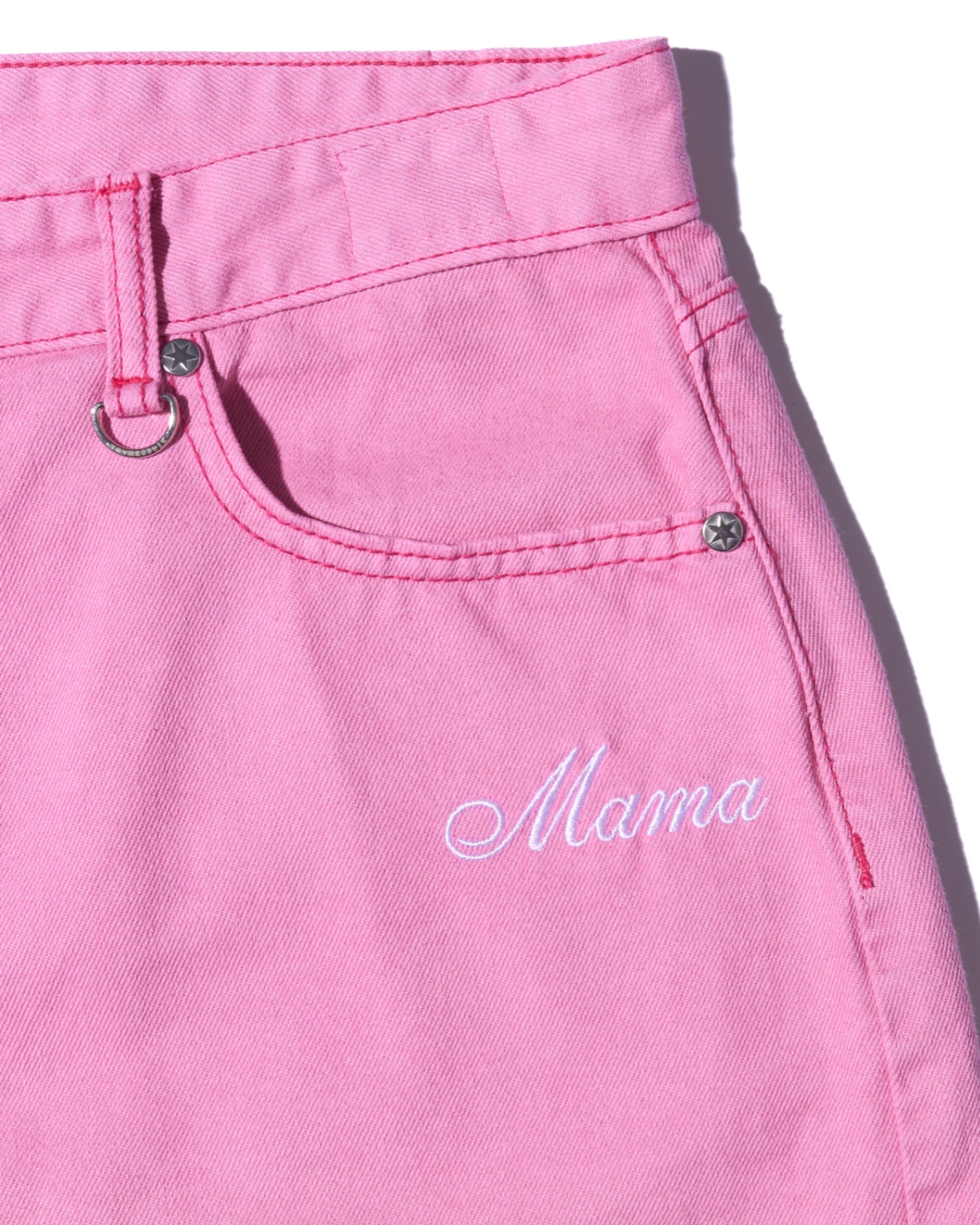 SS24 DENIM SHORTS - PINK