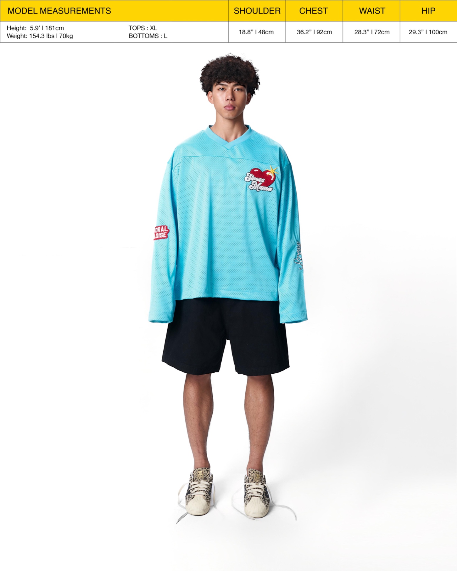 SS24 MESH LONGSLEEVE - BLUE