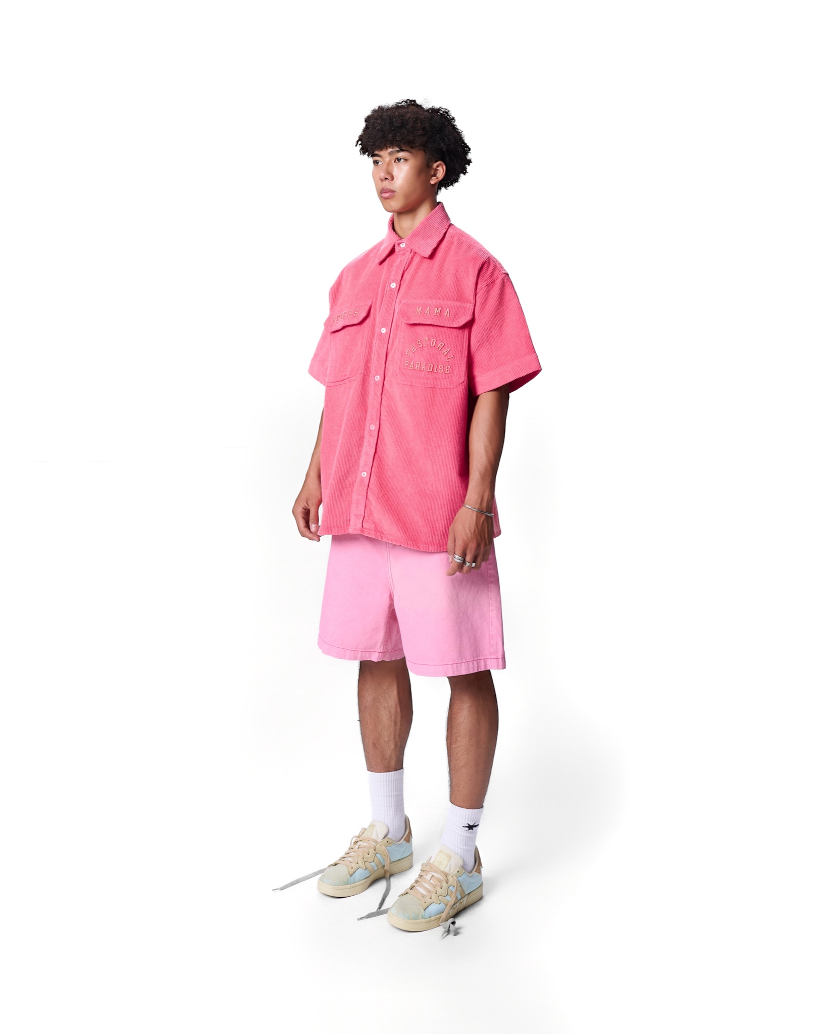 SS24 CORDUROY SHIRT - PINK