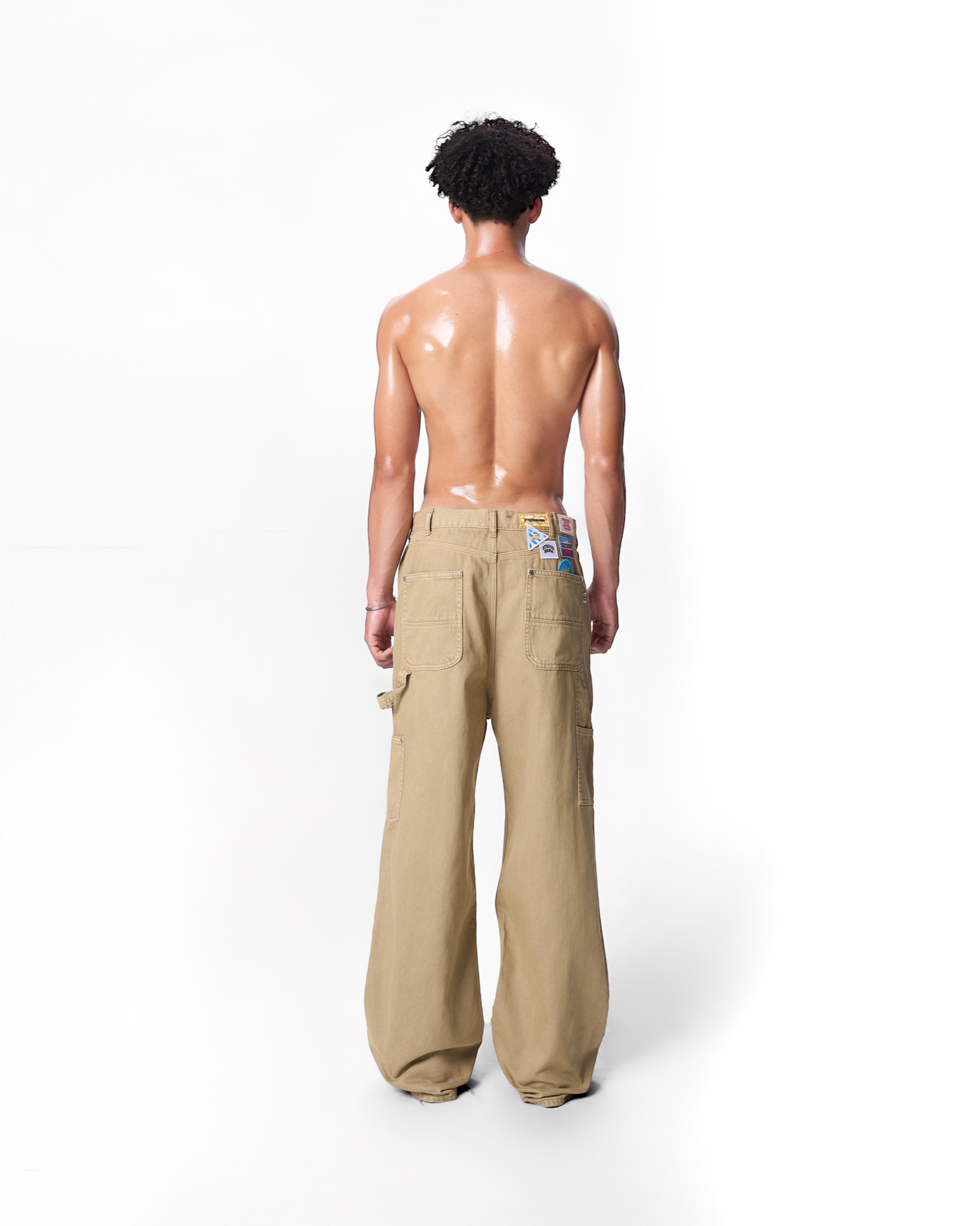 SS24 PATCH PANTS - BROWN