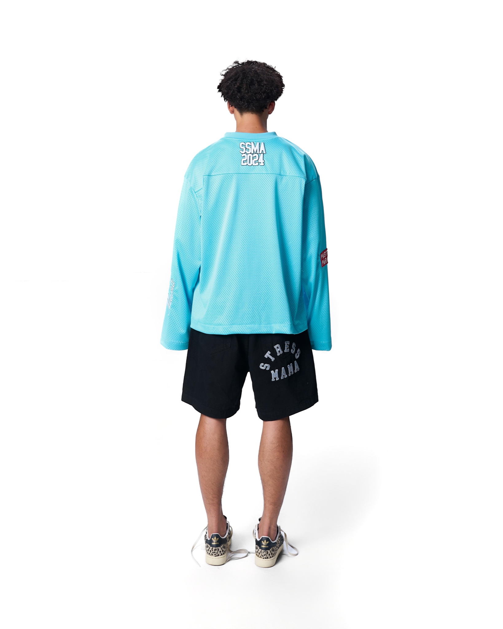 SS24 MESH LONGSLEEVE - BLUE