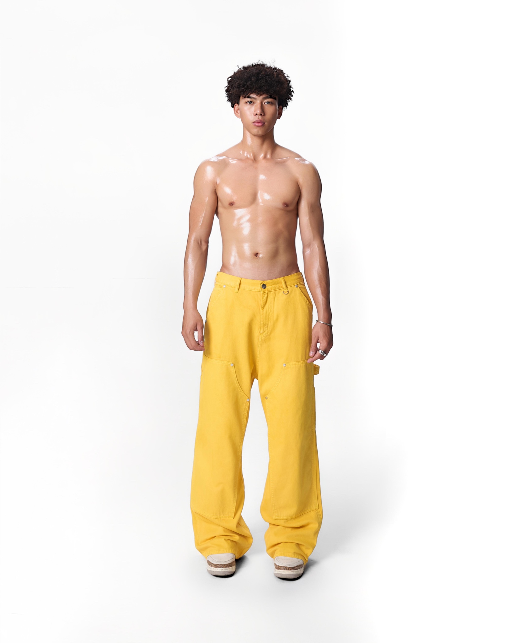 SS24 PATCH PANTS - YELLOW