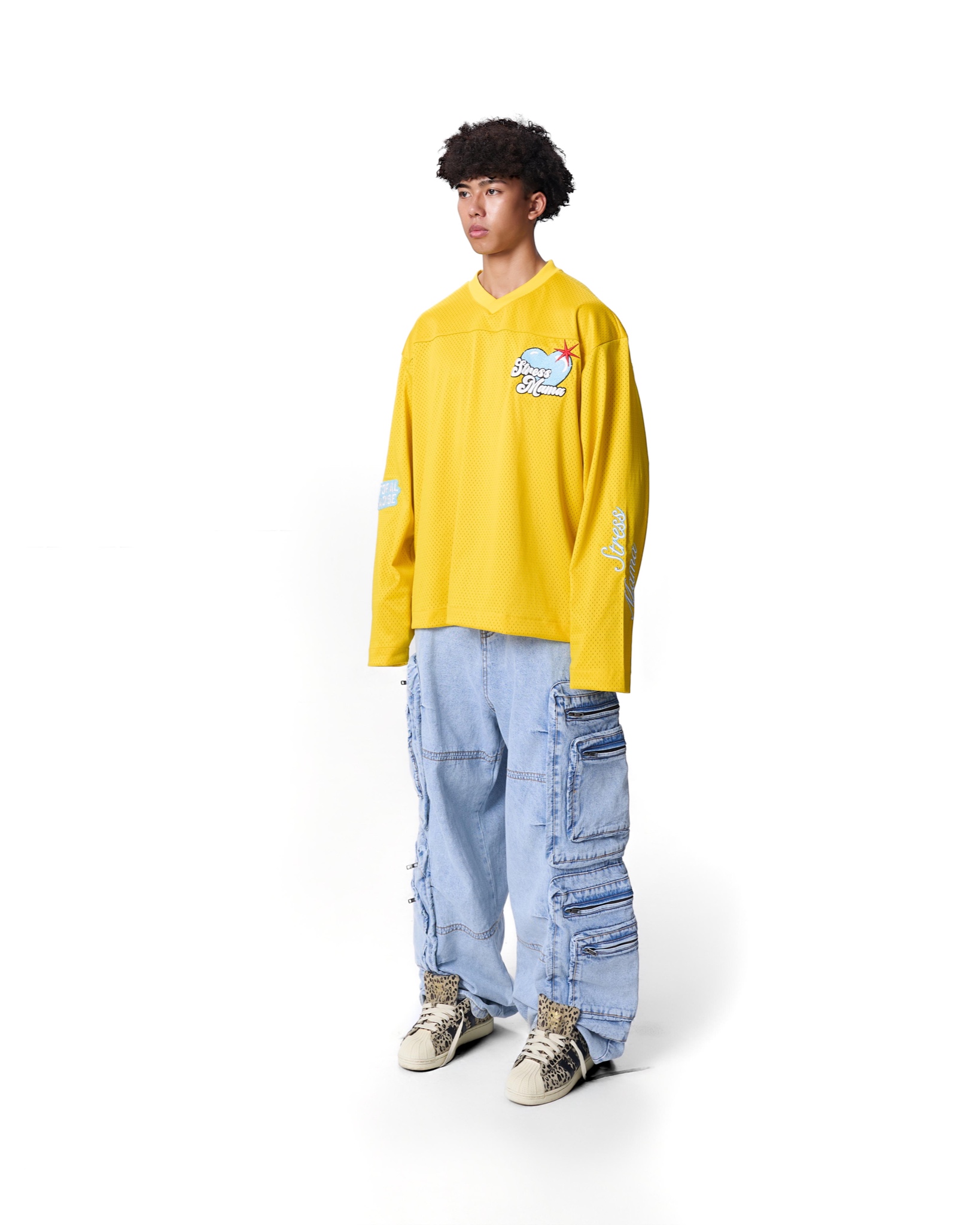 SS24 MESH LONGSLEEVE - YELLOW