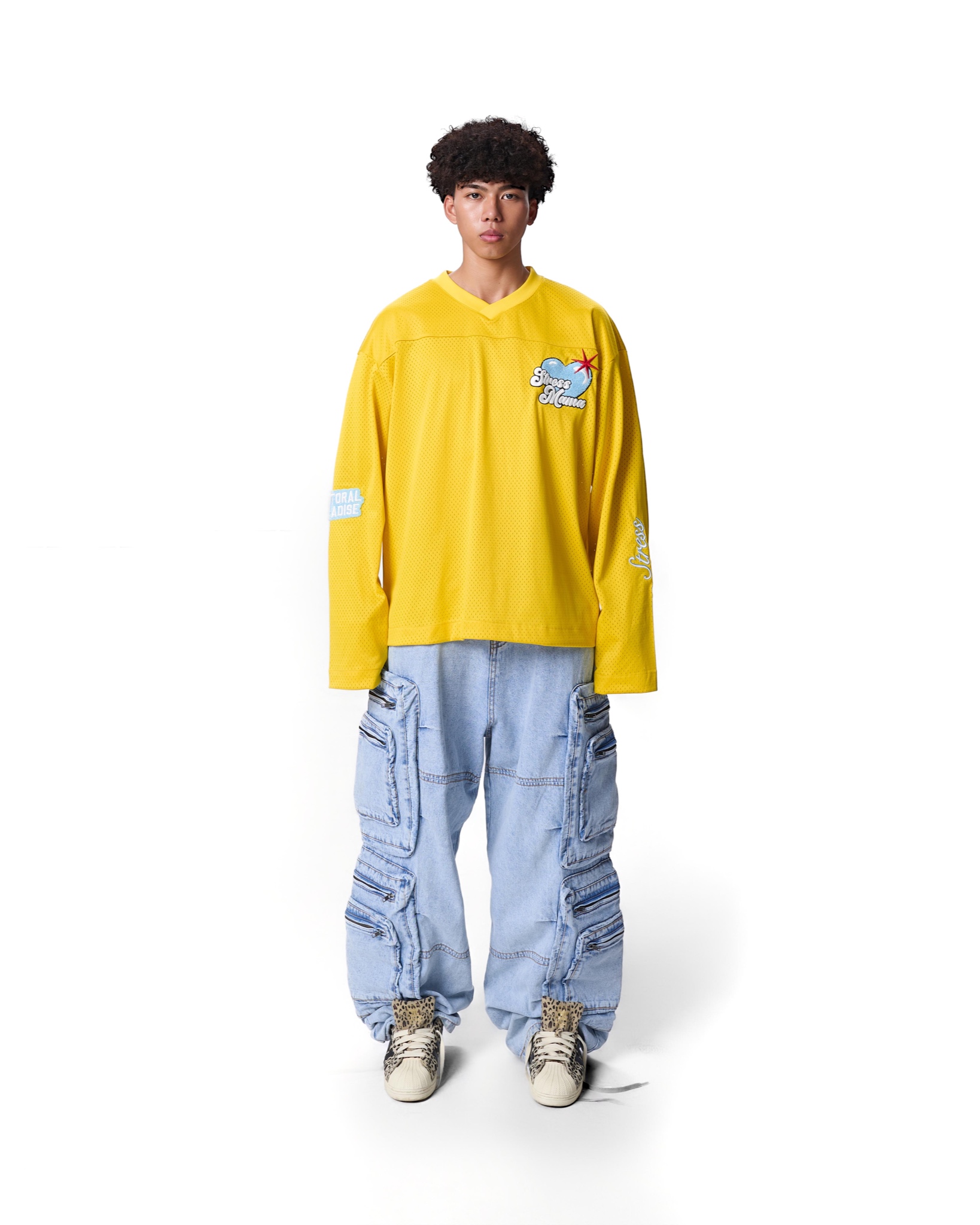 SS24 MESH LONGSLEEVE - YELLOW