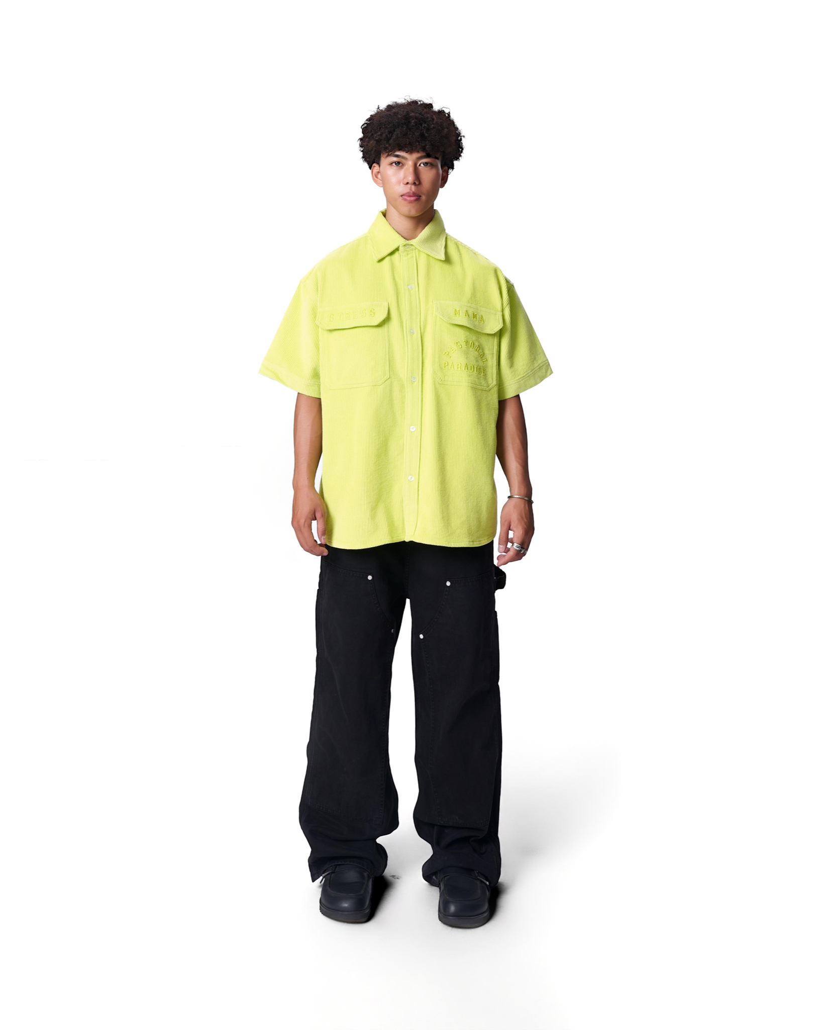 SS24 CORDUROY SHIRT - GREEN