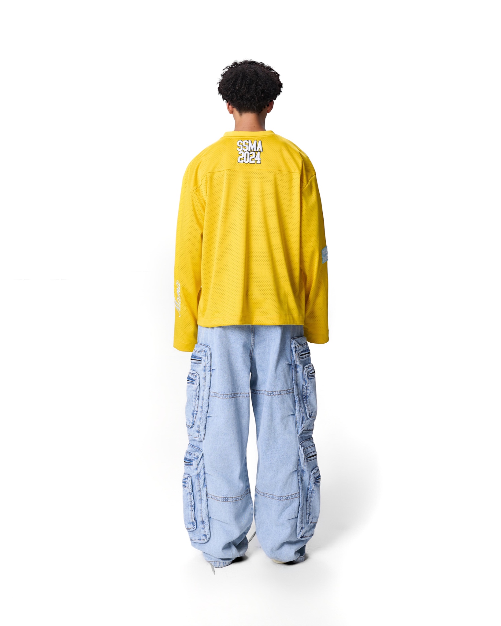 SS24 MESH LONGSLEEVE - YELLOW